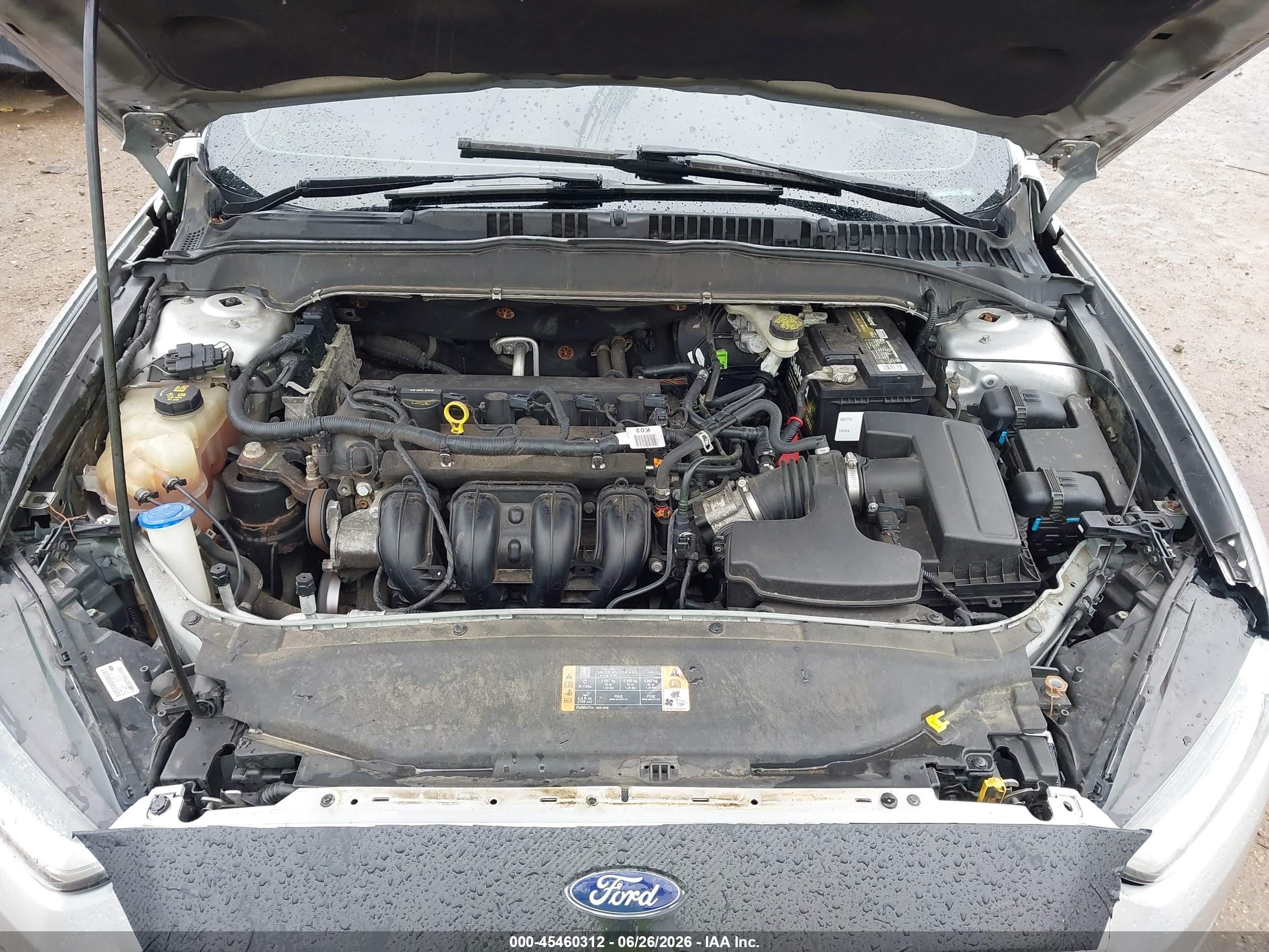 2015 Ford Fusion Se Silver vin: 1FA6P0H73F5128175