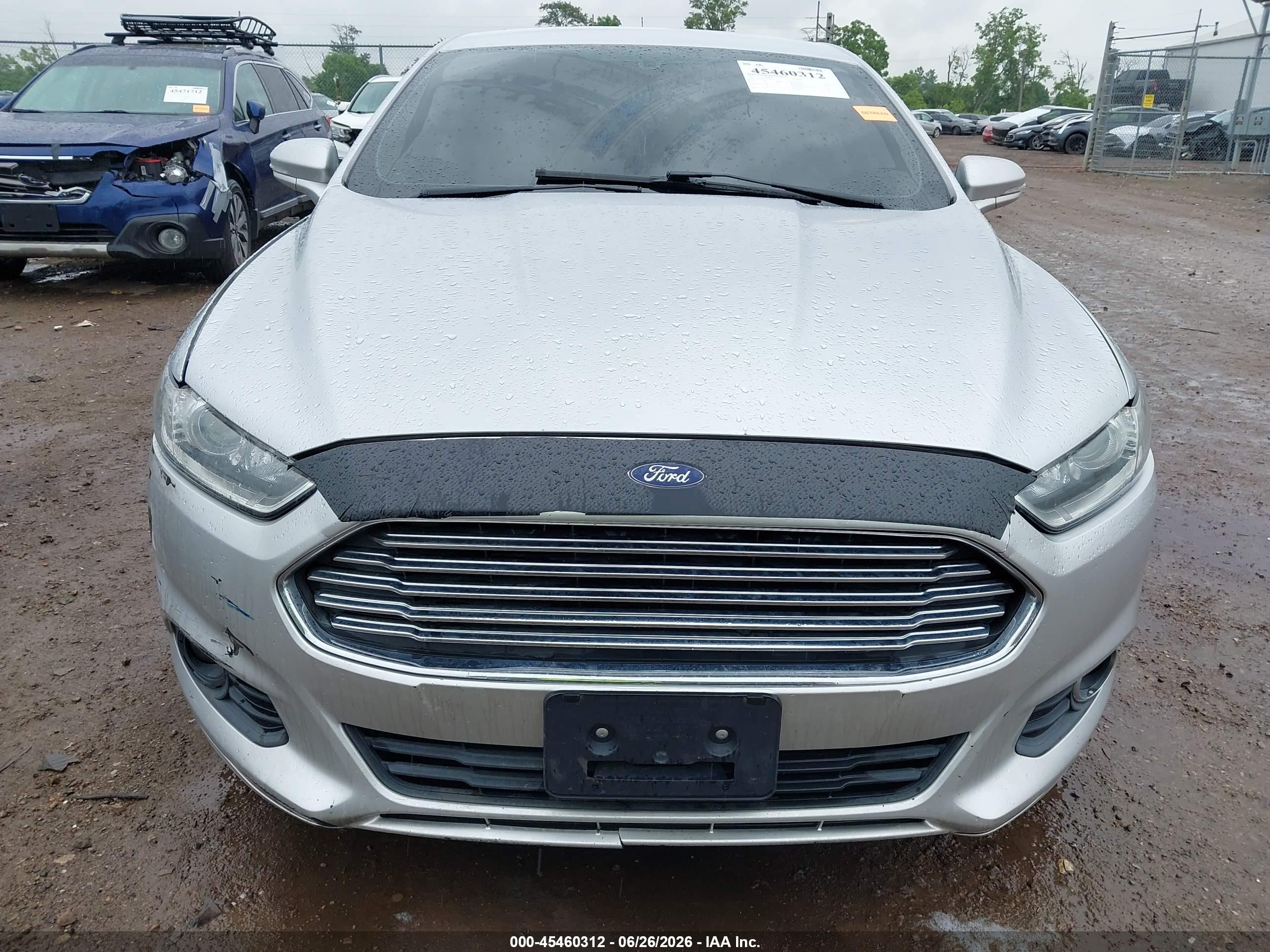 2015 Ford Fusion Se Silver vin: 1FA6P0H73F5128175