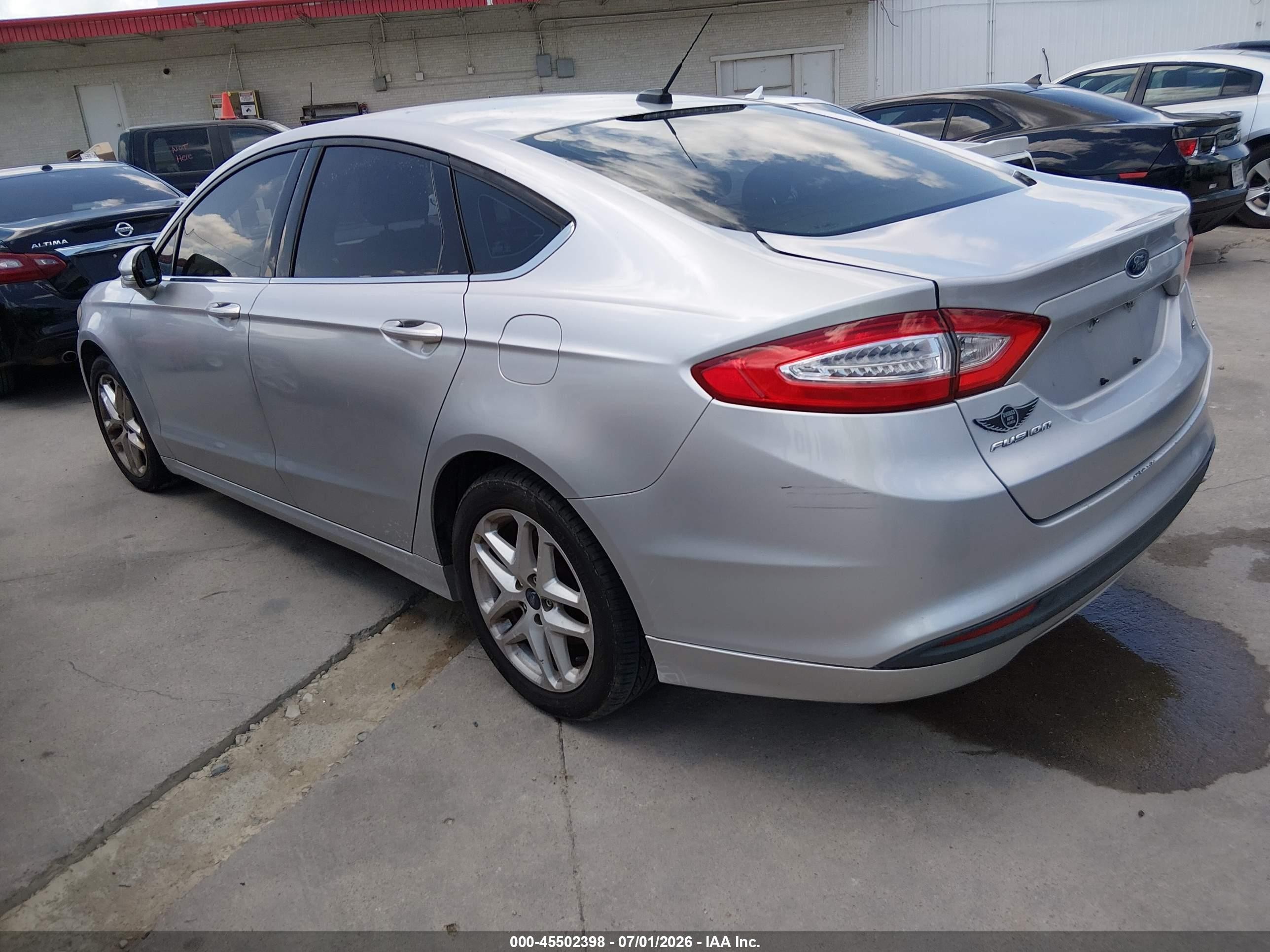 2014 Ford Fusion Se Silver vin: 1FA6P0H74E5354434
