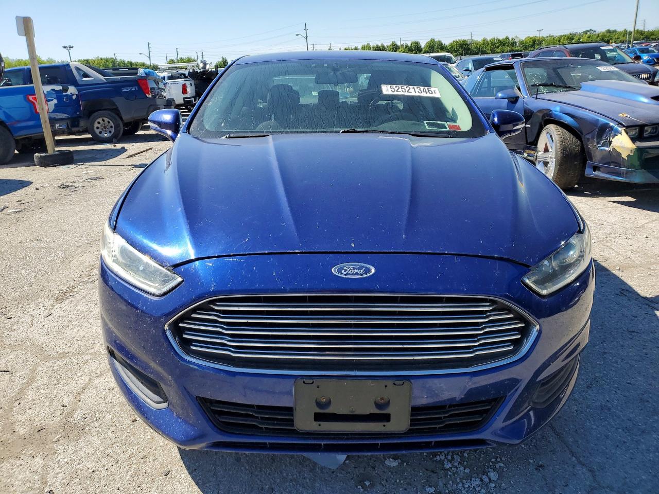 2014 Ford Fusion Se Blue vin: 1FA6P0H74E5373176