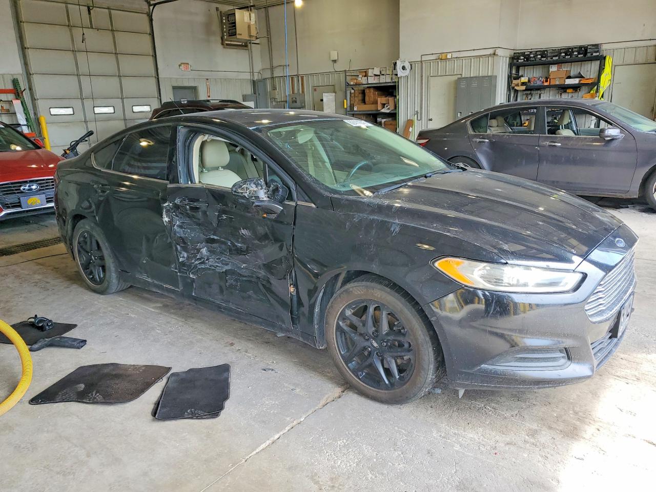 2015 Ford Fusion Se Black vin: 1FA6P0H74F5100031