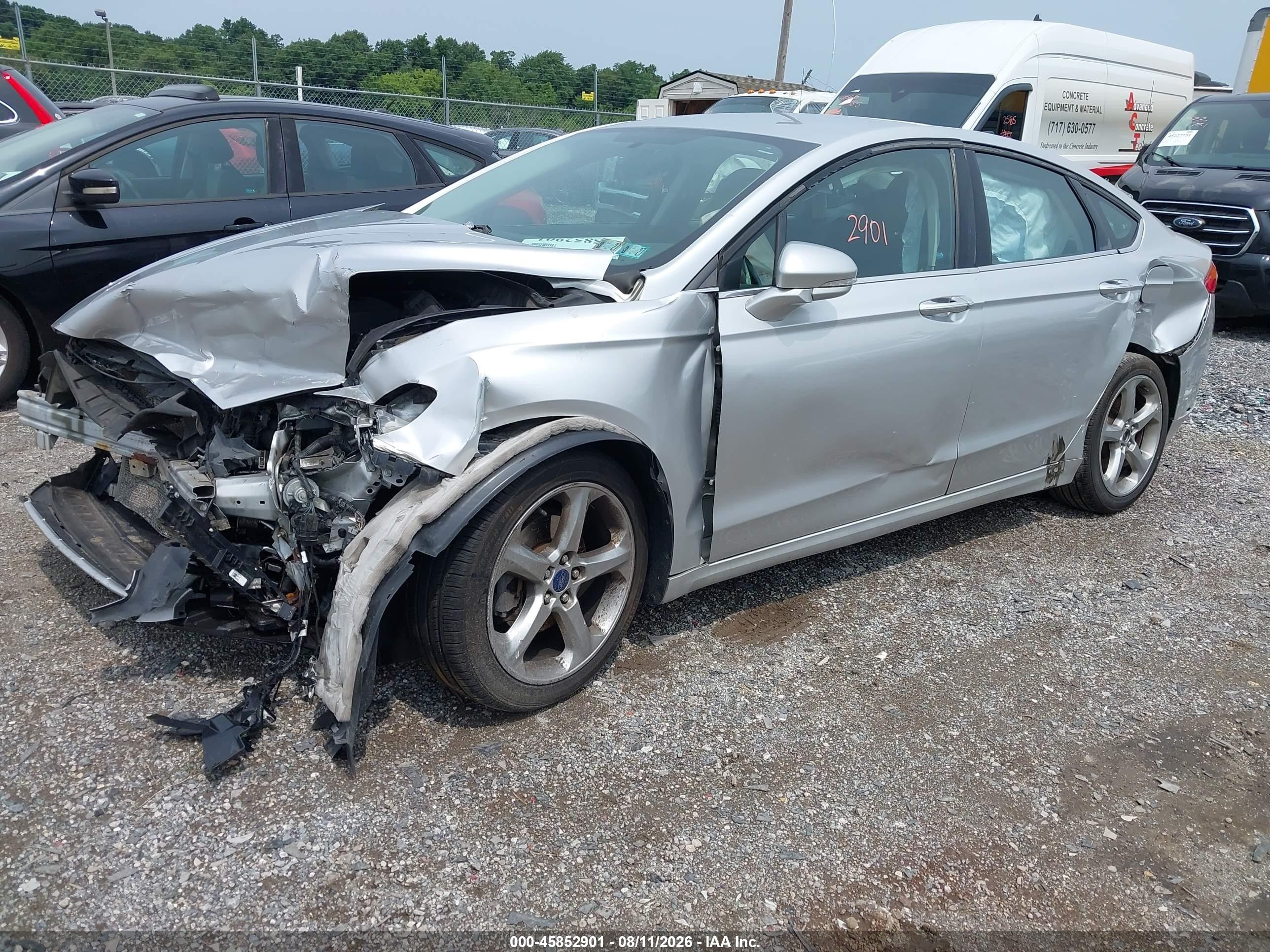2015 Ford Fusion Se Silver vin: 1FA6P0H74F5111000