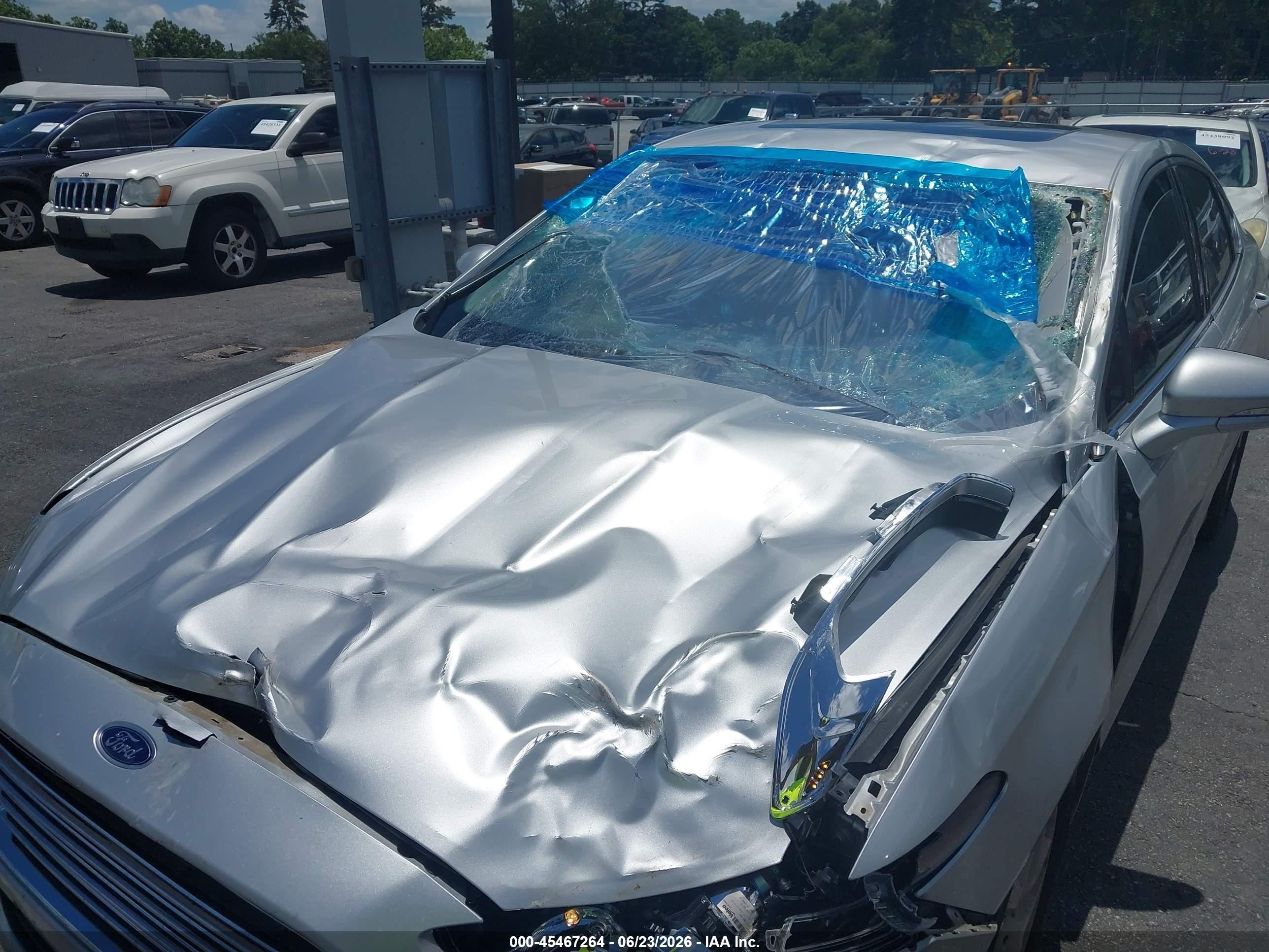 2015 Ford Fusion Se Silver vin: 1FA6P0H74F5114480