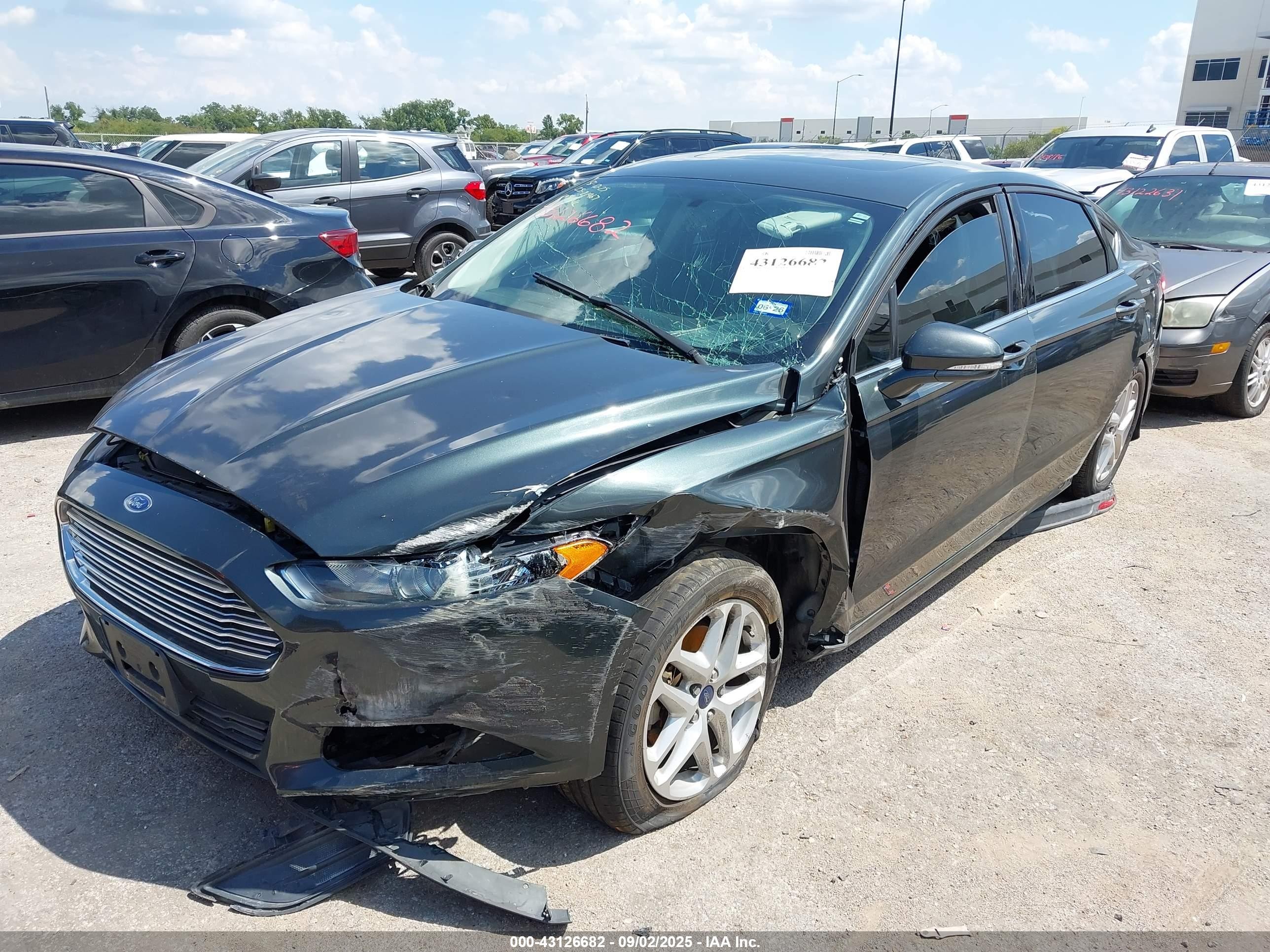 2015 Ford Fusion Se Green vin: 1FA6P0H74F5114771