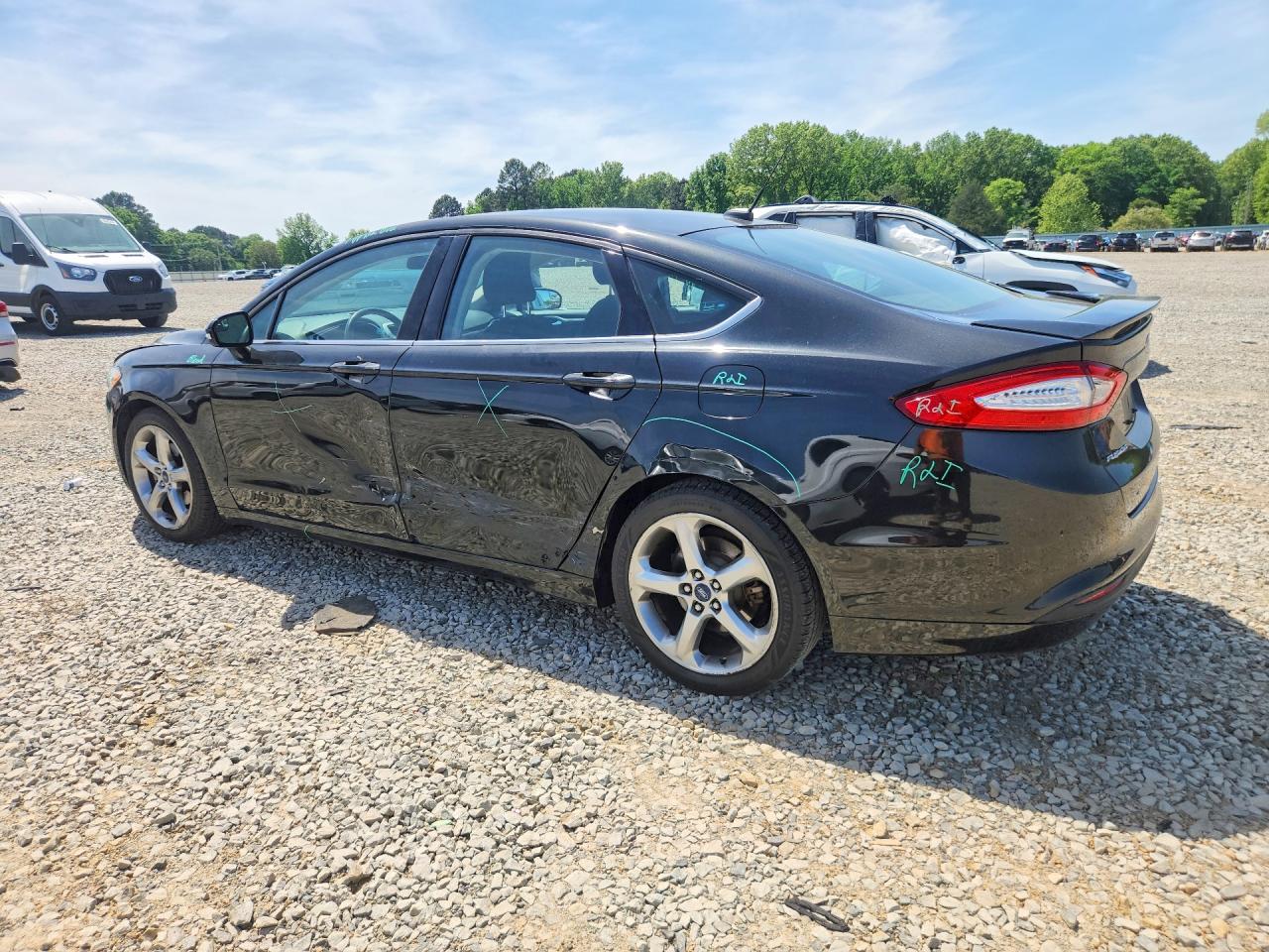 2015 Ford Fusion Se Black vin: 1FA6P0H74F5115242