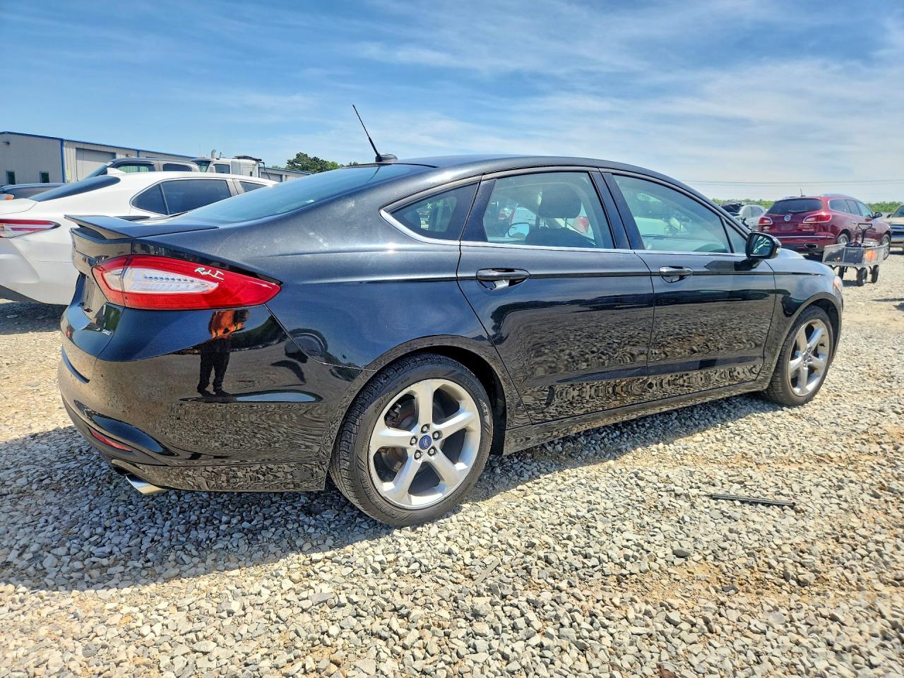 2015 Ford Fusion Se Black vin: 1FA6P0H74F5115242
