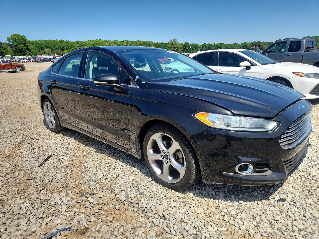 2015 Ford Fusion Se Black vin: 1FA6P0H74F5115242