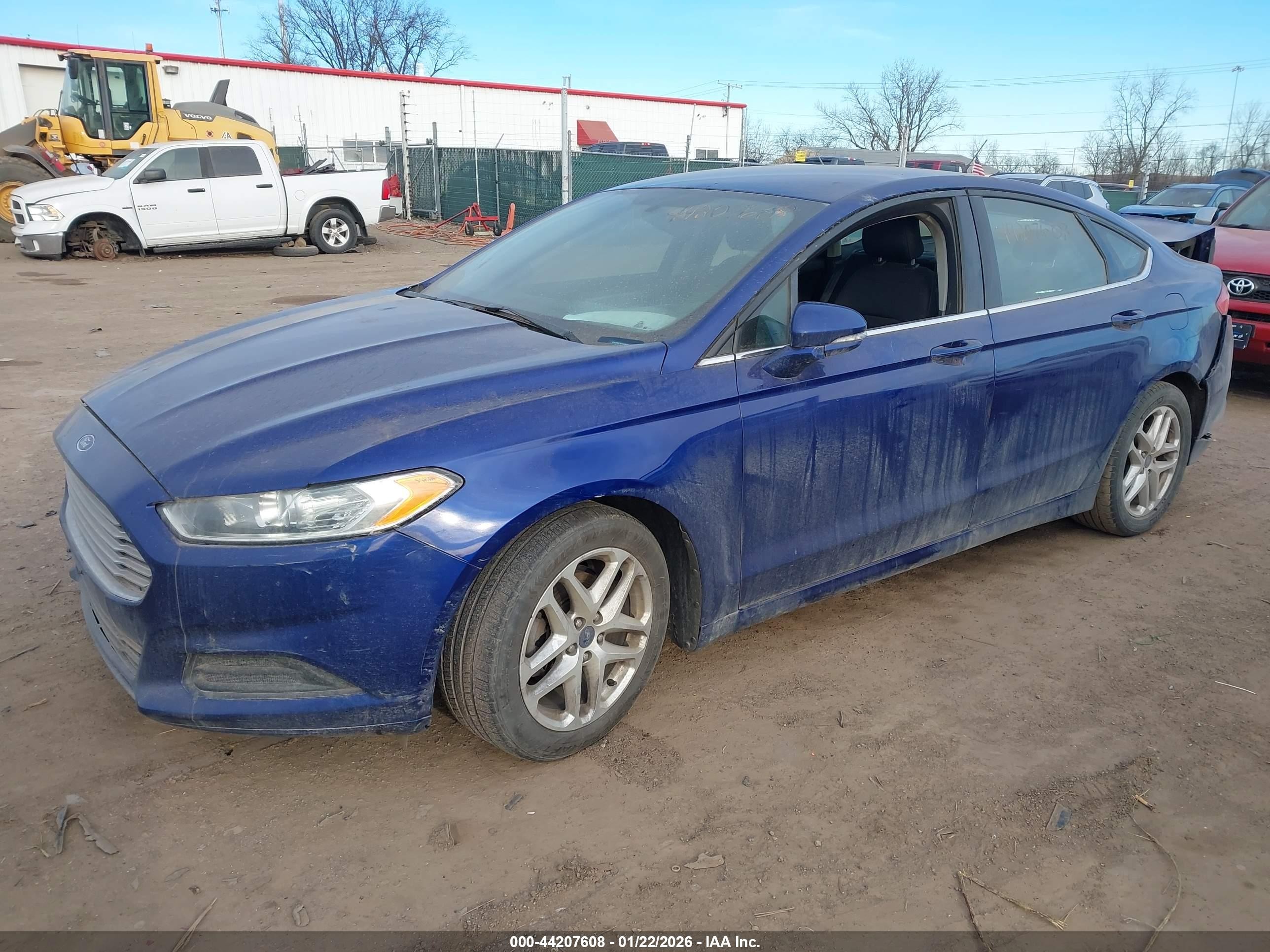 2015 Ford Fusion Se Blue vin: 1FA6P0H74F5125690