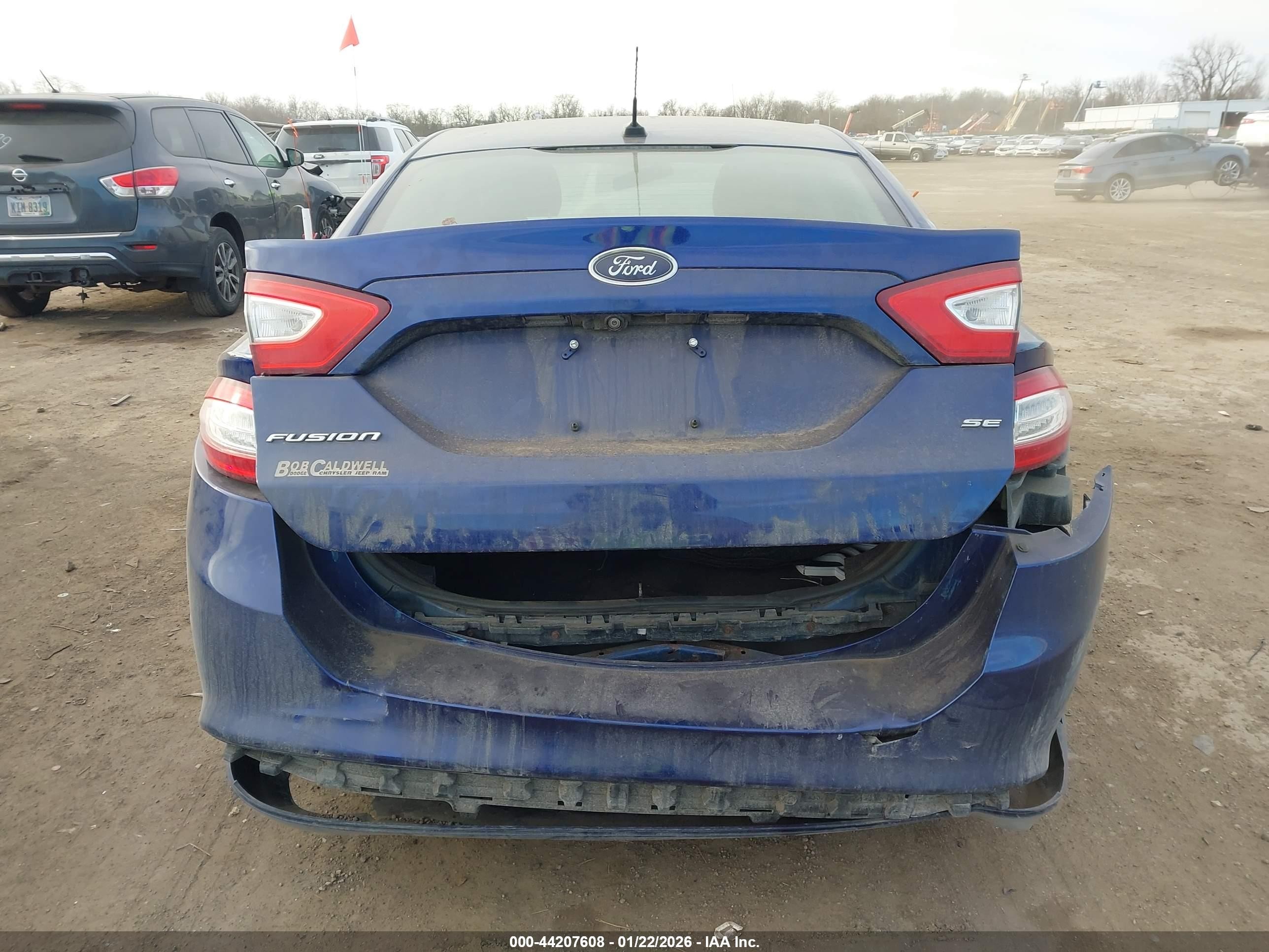 2015 Ford Fusion Se Blue vin: 1FA6P0H74F5125690