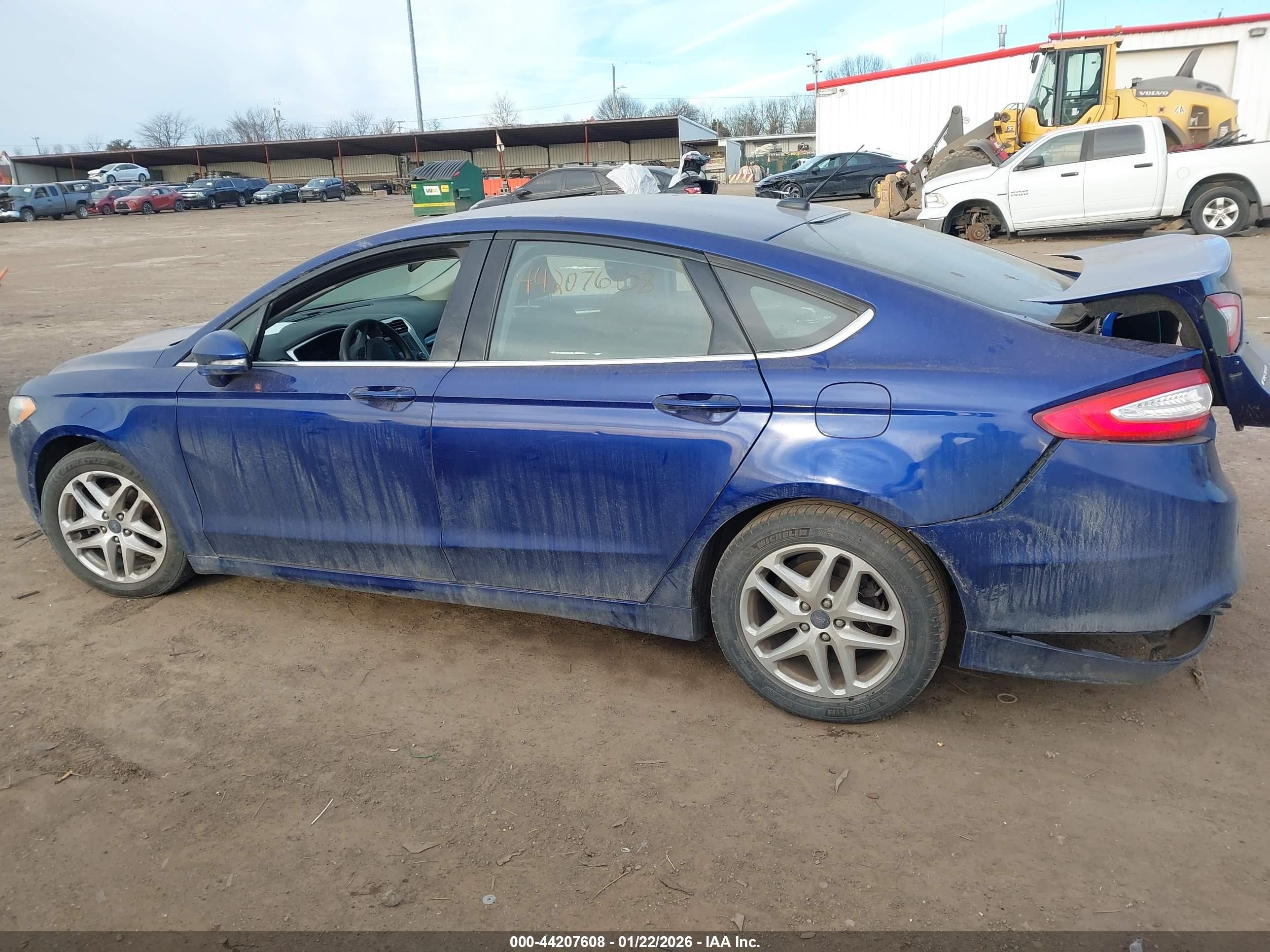 2015 Ford Fusion Se Blue vin: 1FA6P0H74F5125690