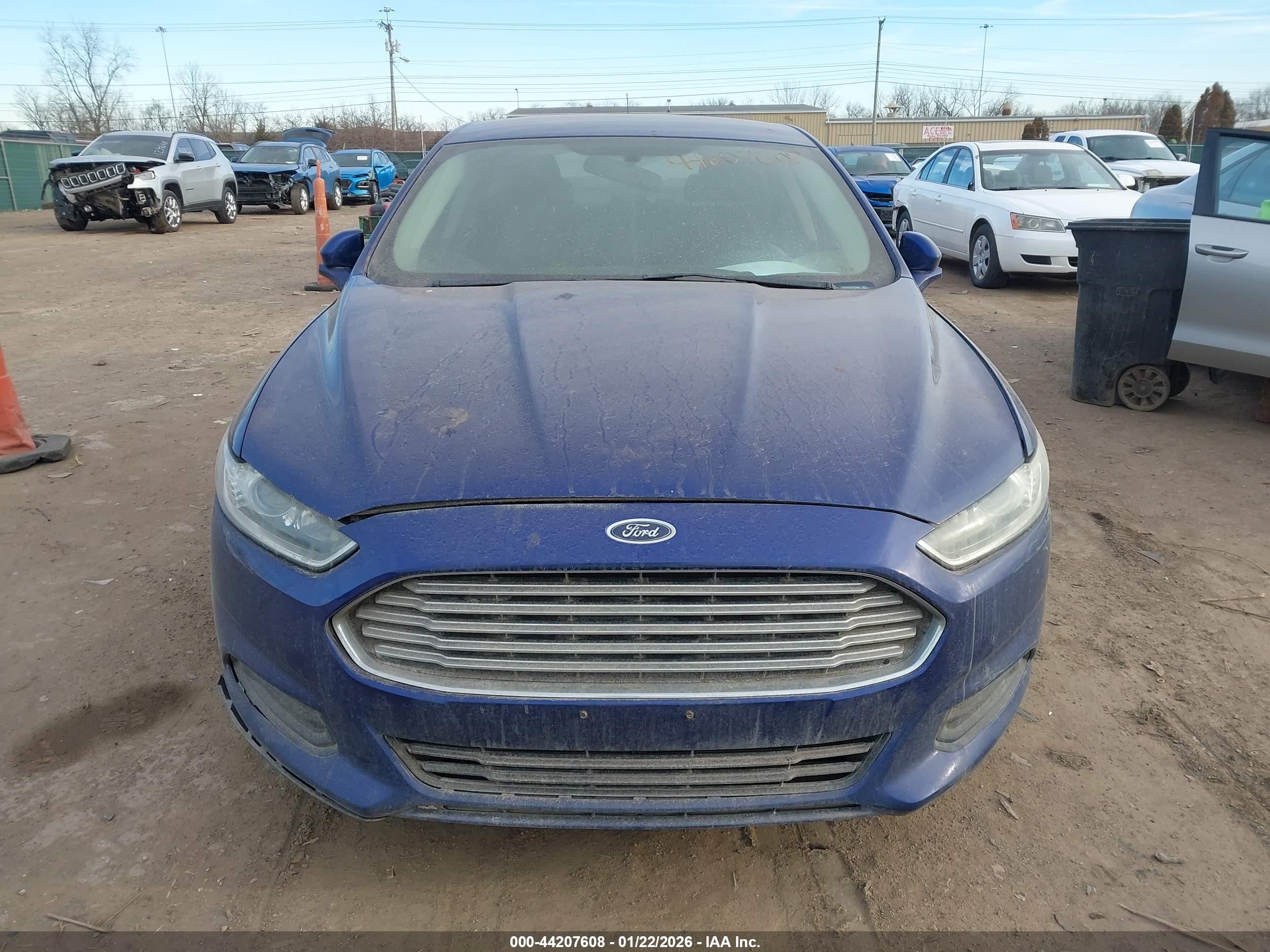 2015 Ford Fusion Se Blue vin: 1FA6P0H74F5125690