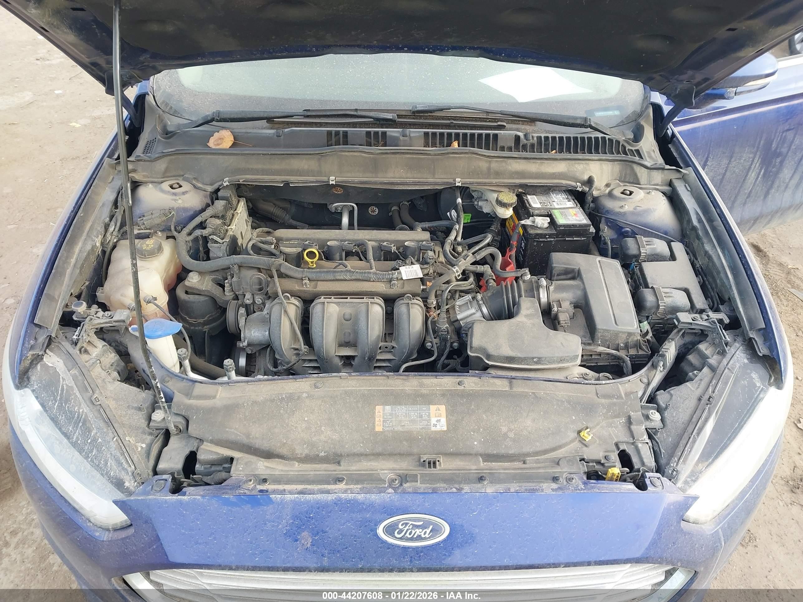 2015 Ford Fusion Se Blue vin: 1FA6P0H74F5125690