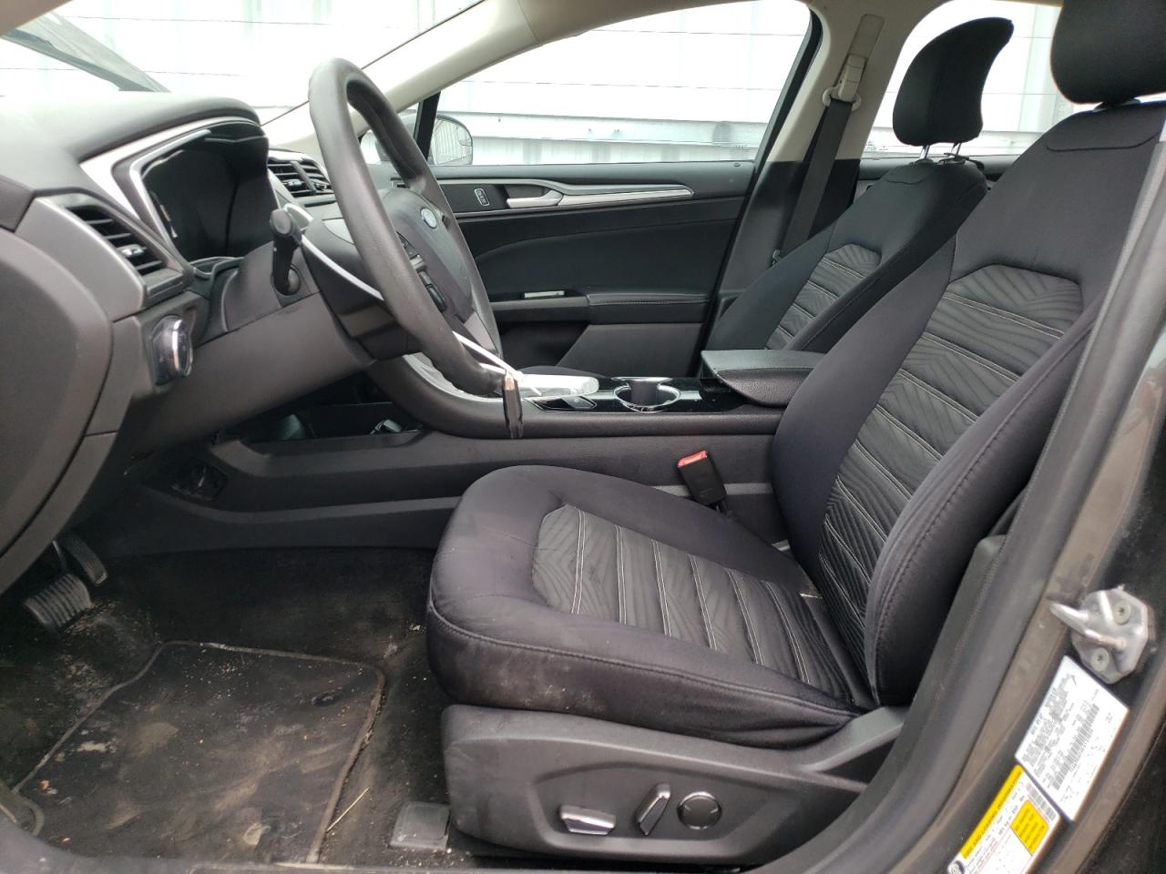 2016 Ford Fusion Se Gray vin: 1FA6P0H74G5133824