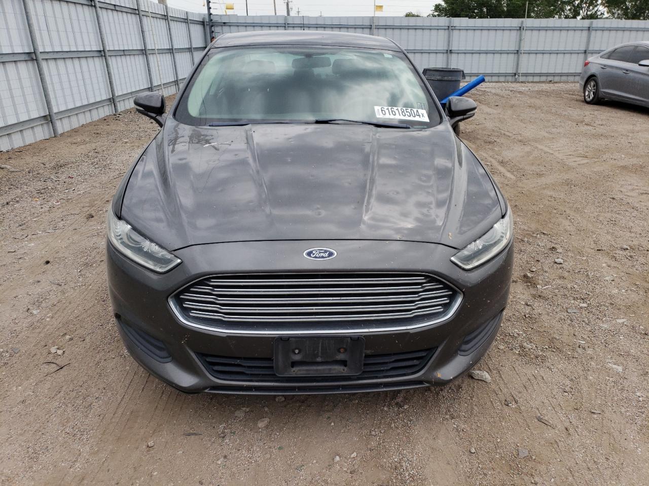 2016 Ford Fusion Se Gray vin: 1FA6P0H74G5133824