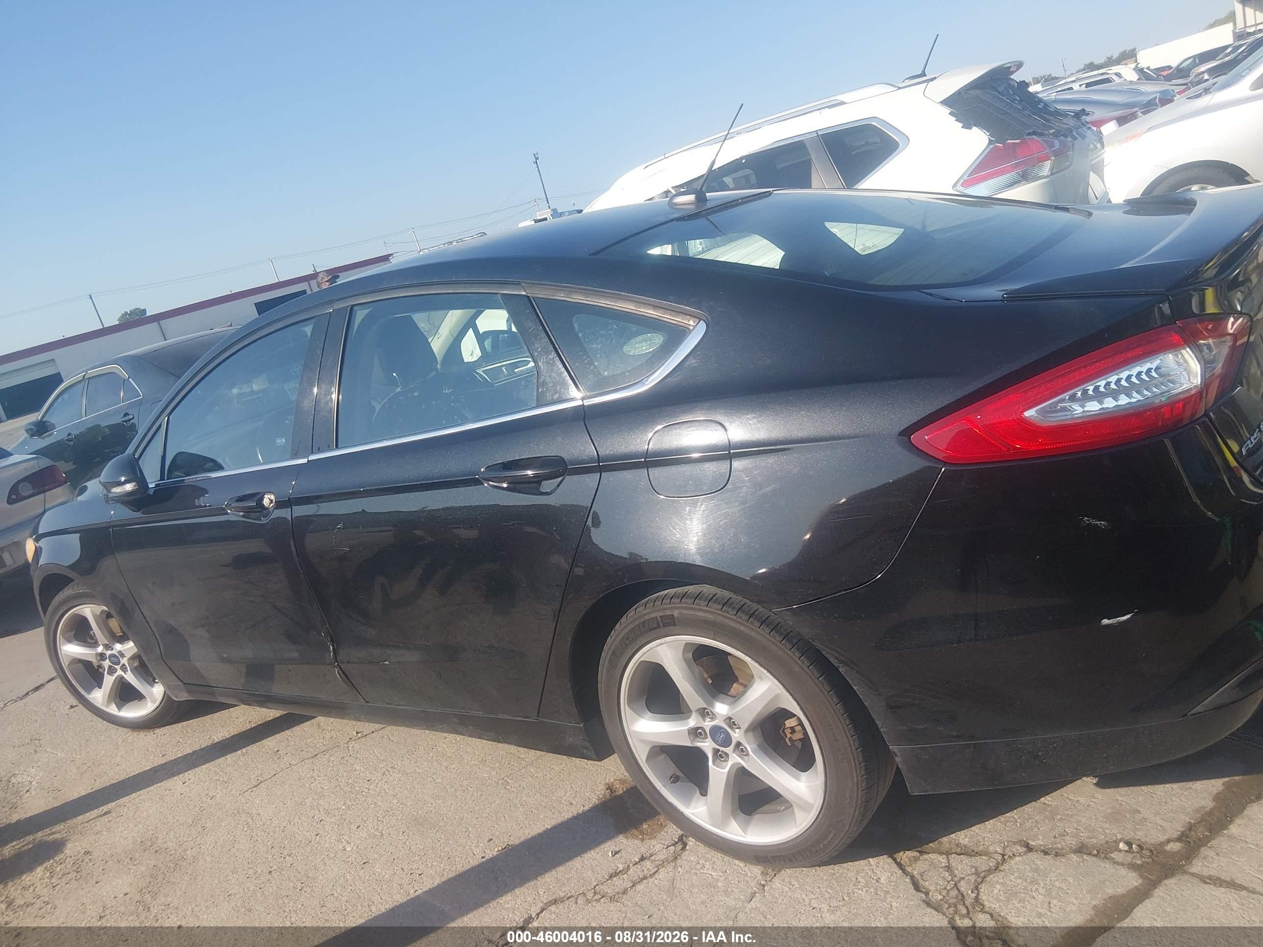 2014 Ford Fusion Se Black vin: 1FA6P0H75E5358234