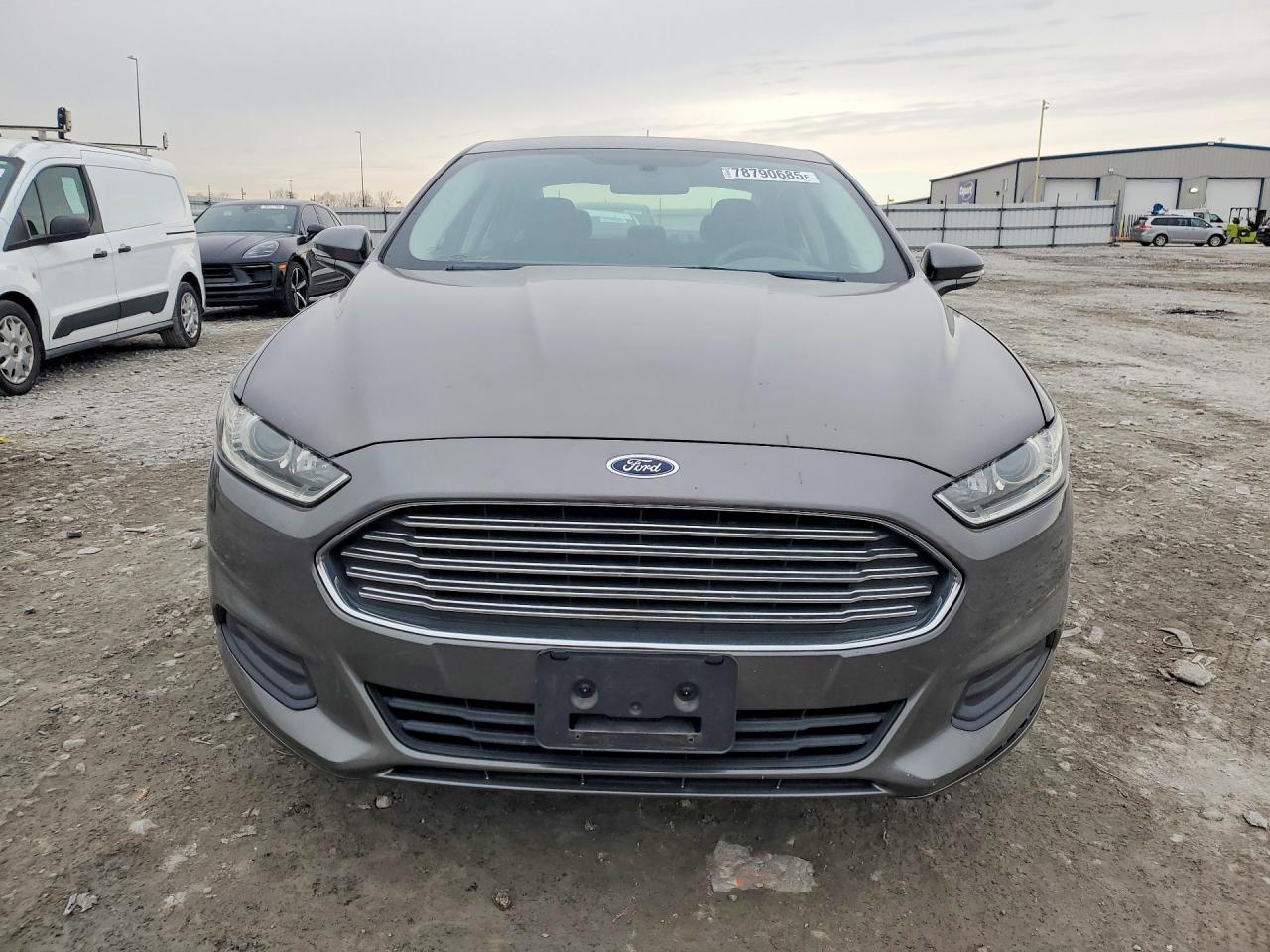 2014 Ford Fusion Se Gray vin: 1FA6P0H75E5383683