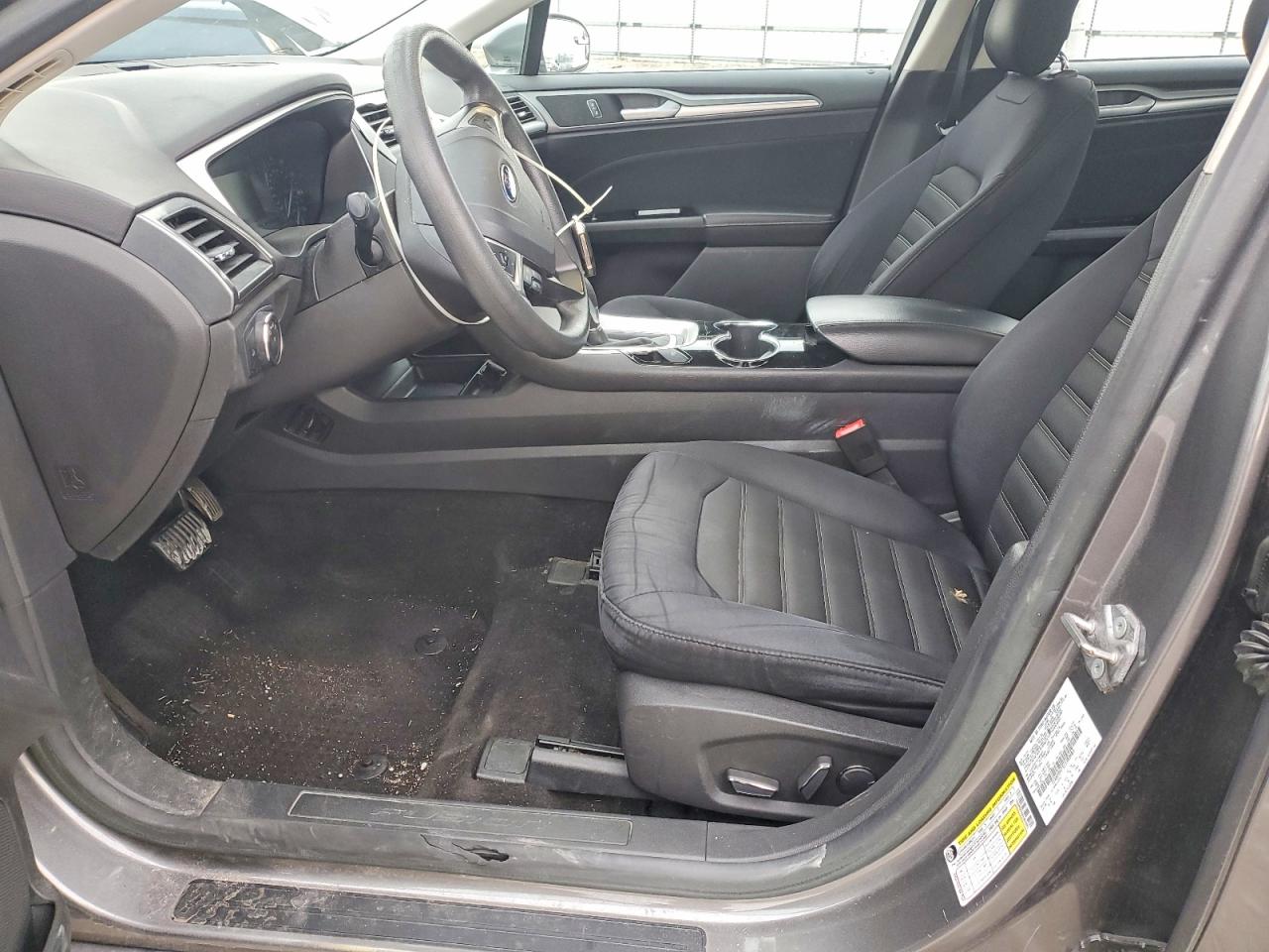 2014 Ford Fusion Se Gray vin: 1FA6P0H75E5383683