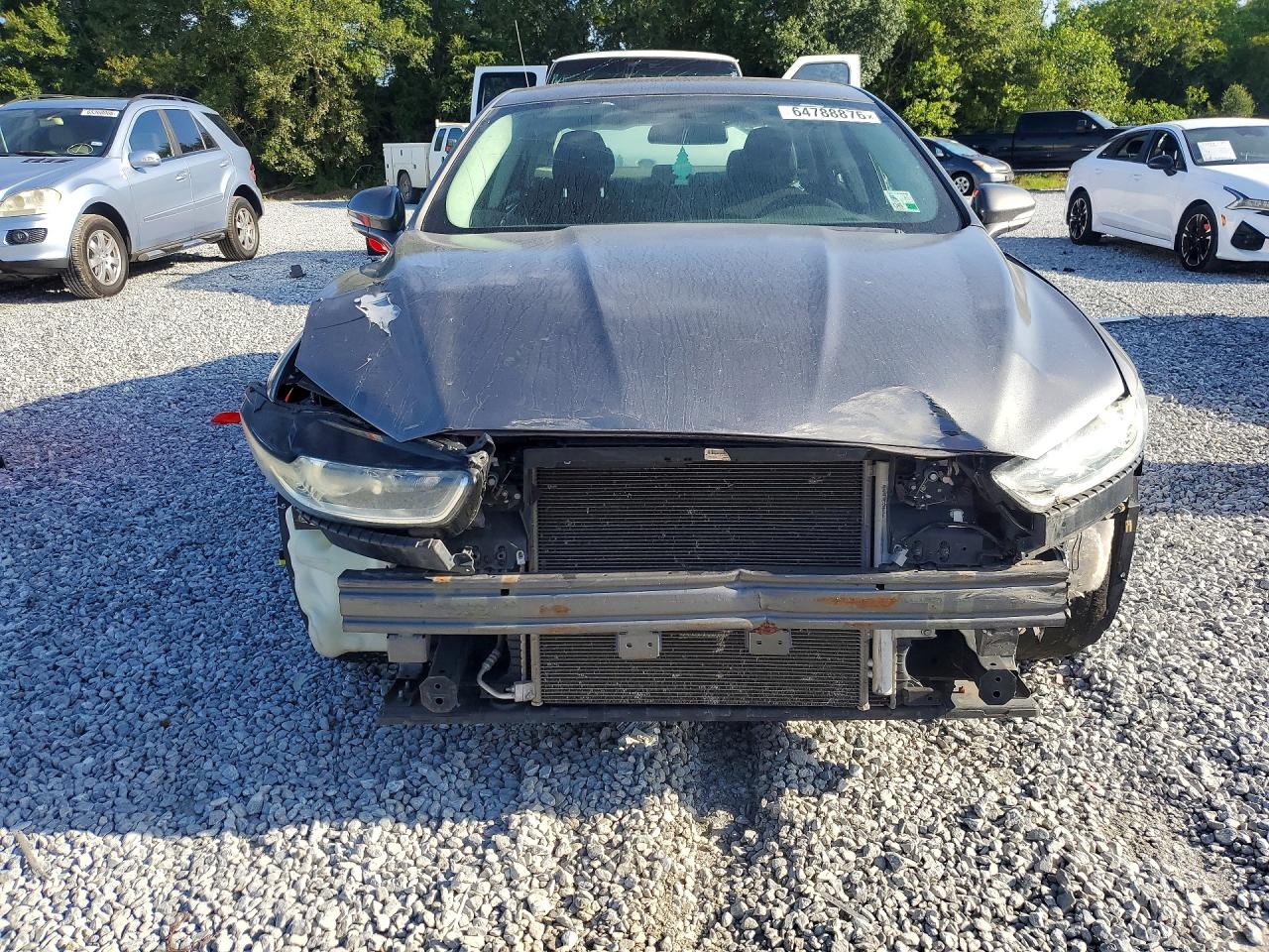 2014 Ford Fusion Se Gray vin: 1FA6P0H75E5387684