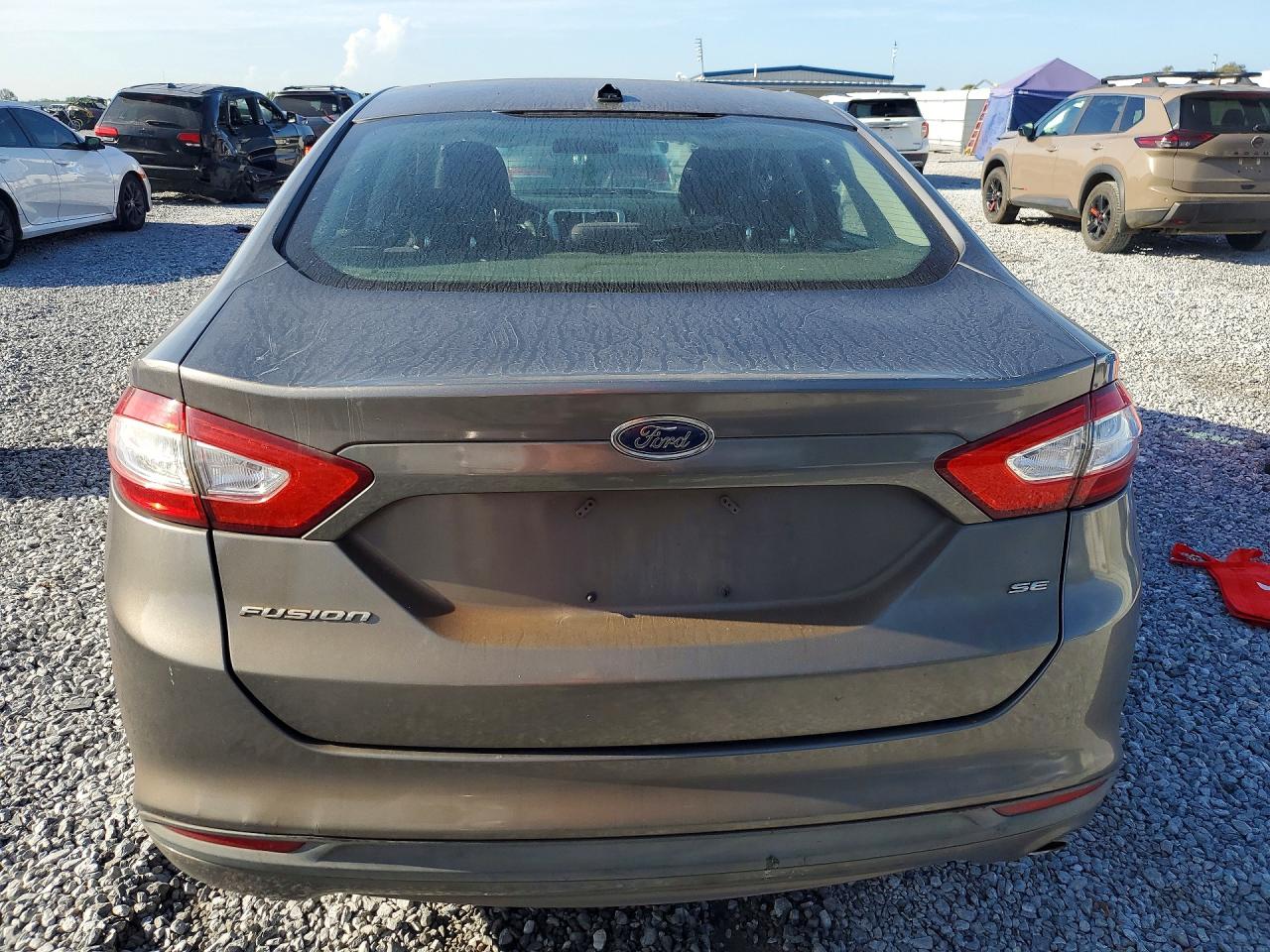 2014 Ford Fusion Se Gray vin: 1FA6P0H75E5387684