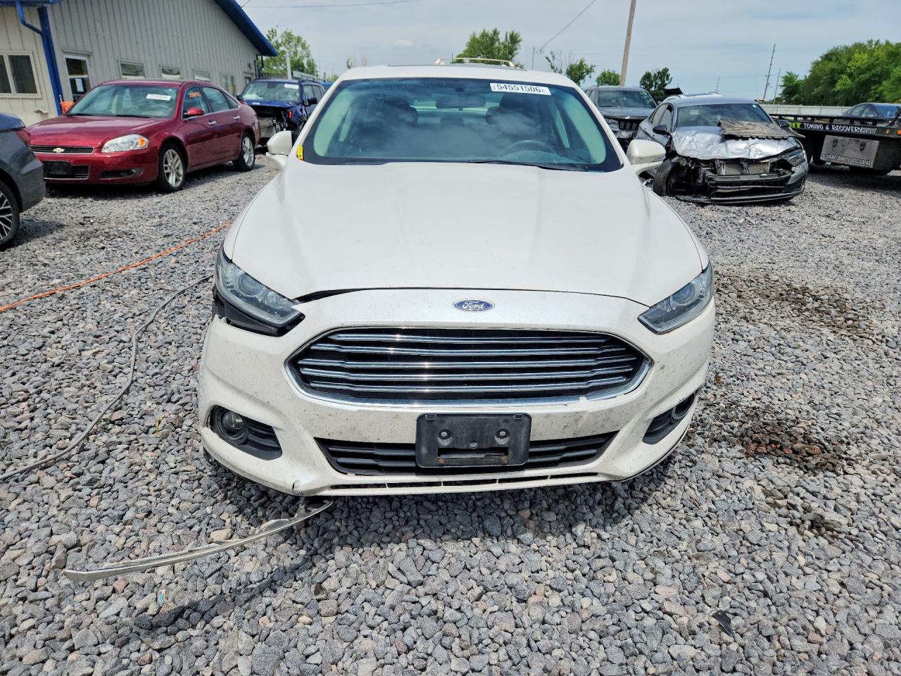2014 Ford Fusion Se White vin: 1FA6P0H75E5401888