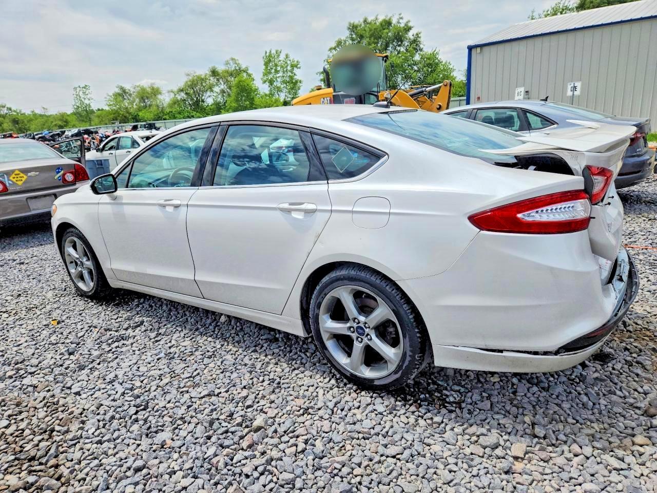 2014 Ford Fusion Se White vin: 1FA6P0H75E5401888