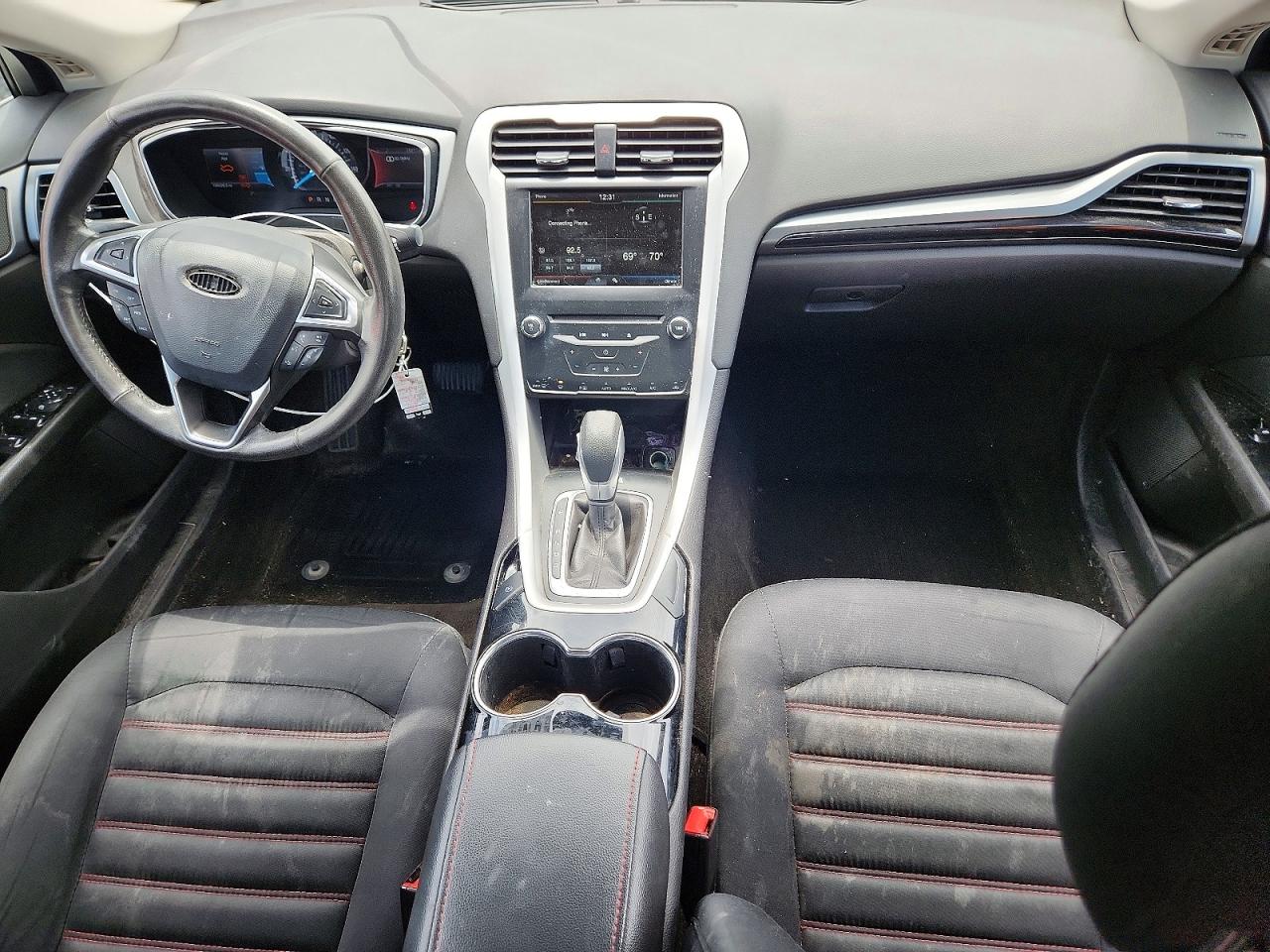 2014 Ford Fusion Se White vin: 1FA6P0H75E5401888