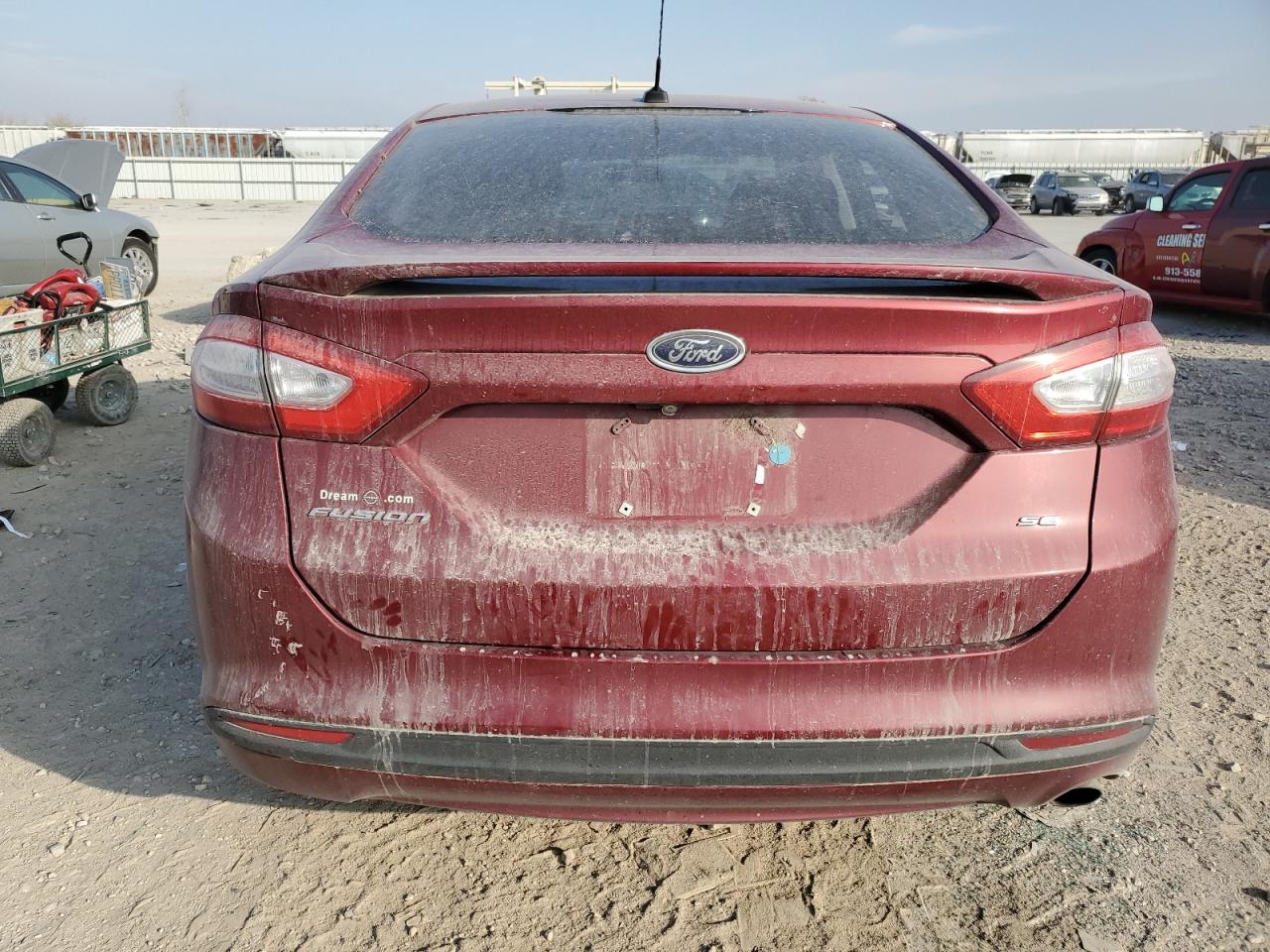 2014 Ford Fusion Se Red vin: 1FA6P0H75E5403754