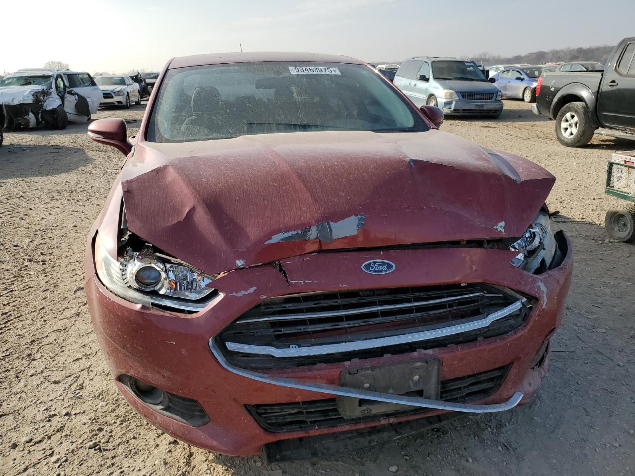 2014 Ford Fusion Se Red vin: 1FA6P0H75E5403754
