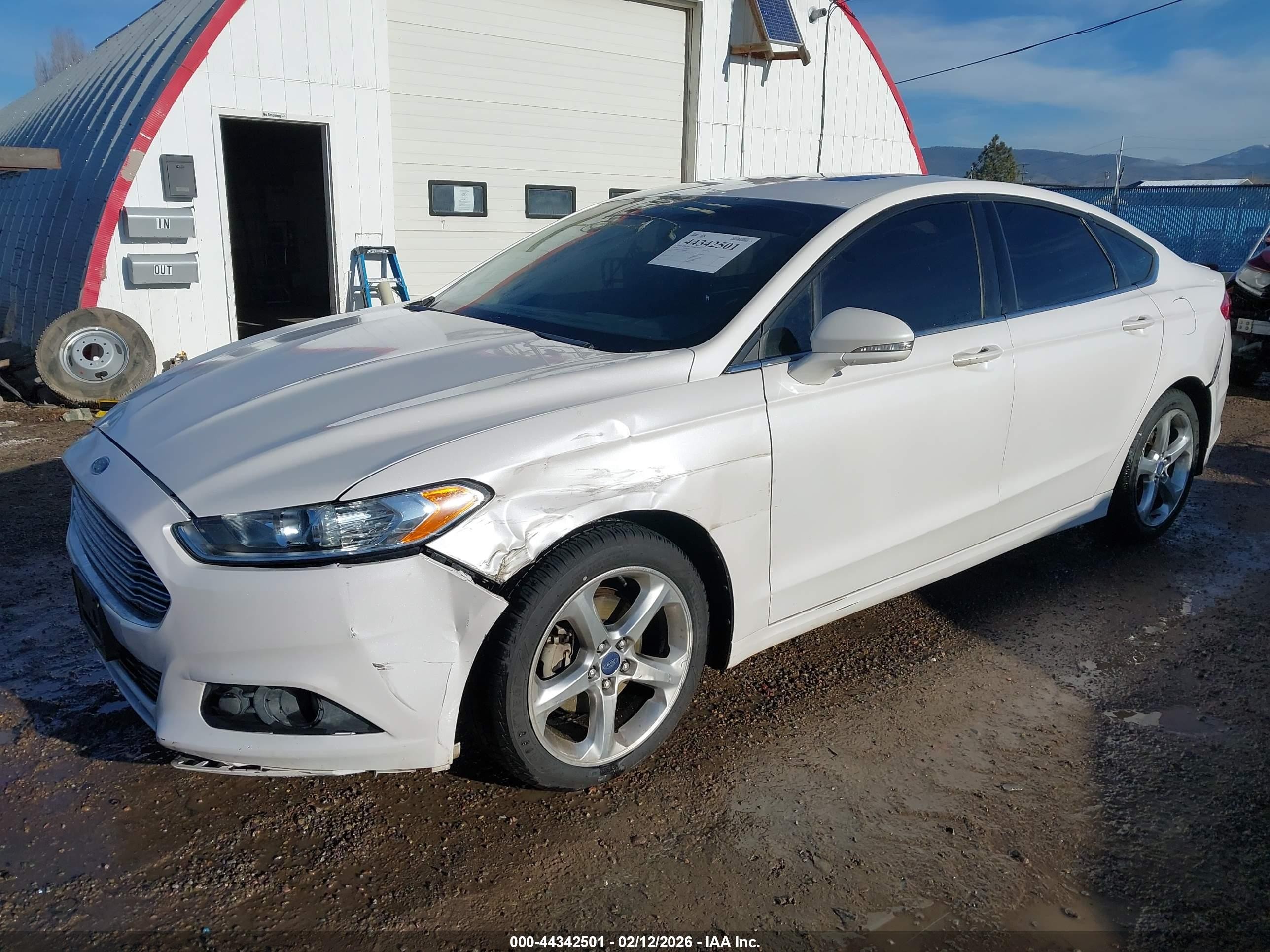 2014 Ford Fusion Se Белый vin: 1FA6P0H75E5404452