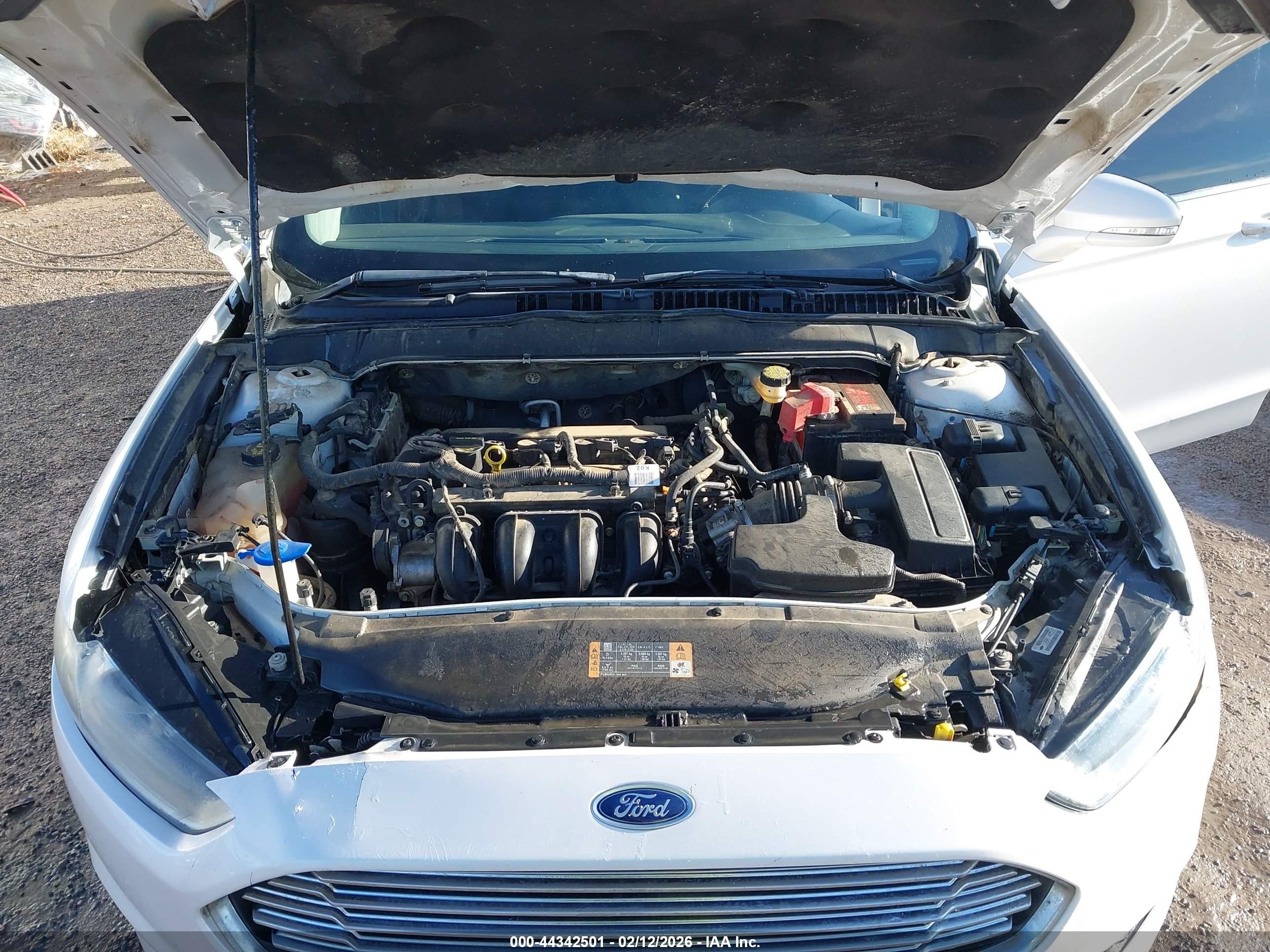 2014 Ford Fusion Se Белый vin: 1FA6P0H75E5404452