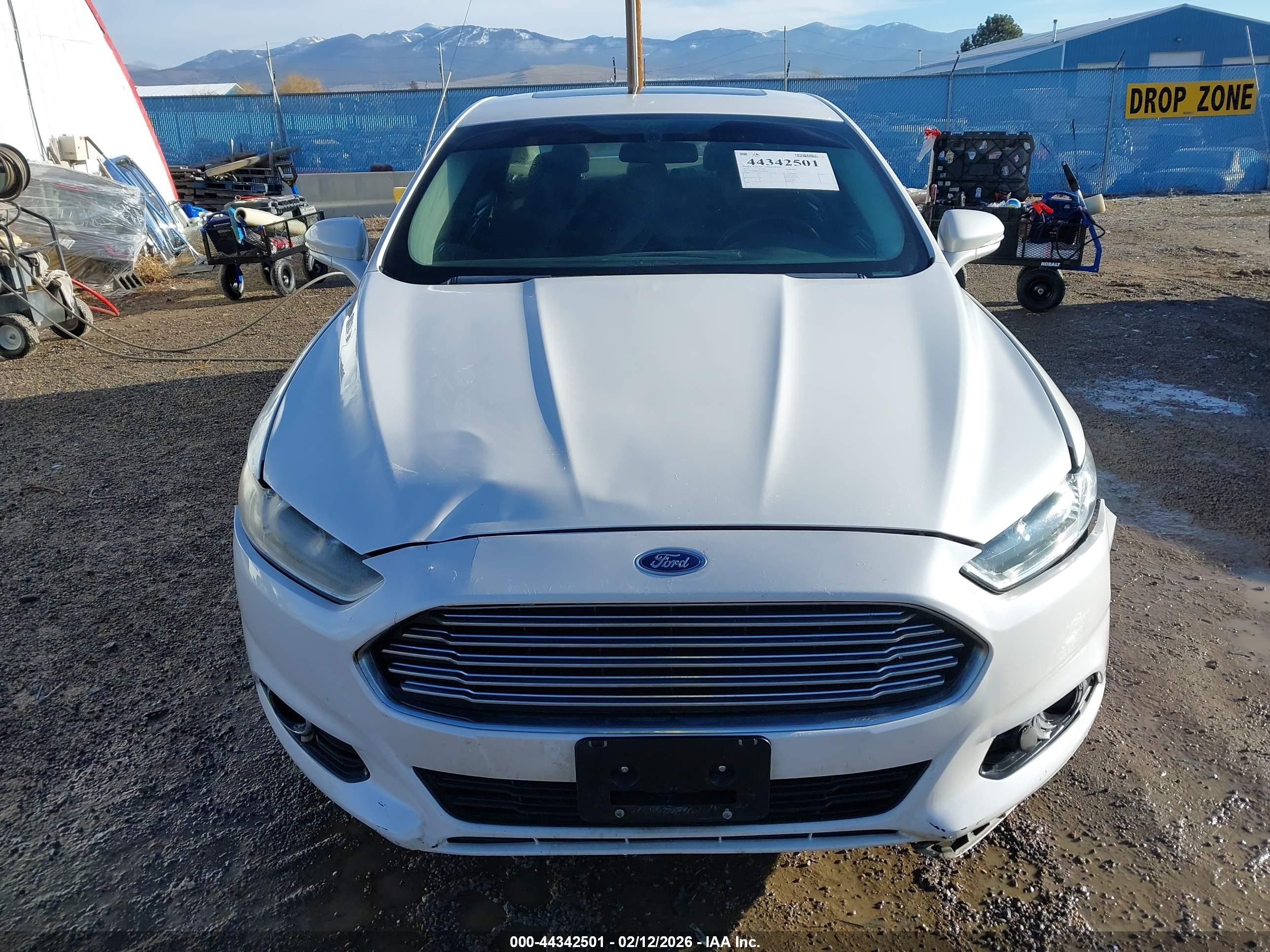 2014 Ford Fusion Se Белый vin: 1FA6P0H75E5404452