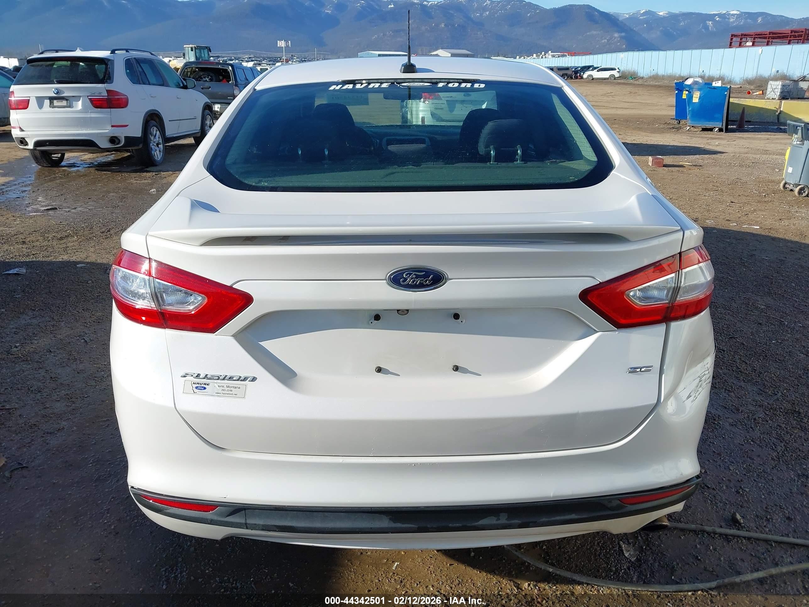 2014 Ford Fusion Se Белый vin: 1FA6P0H75E5404452