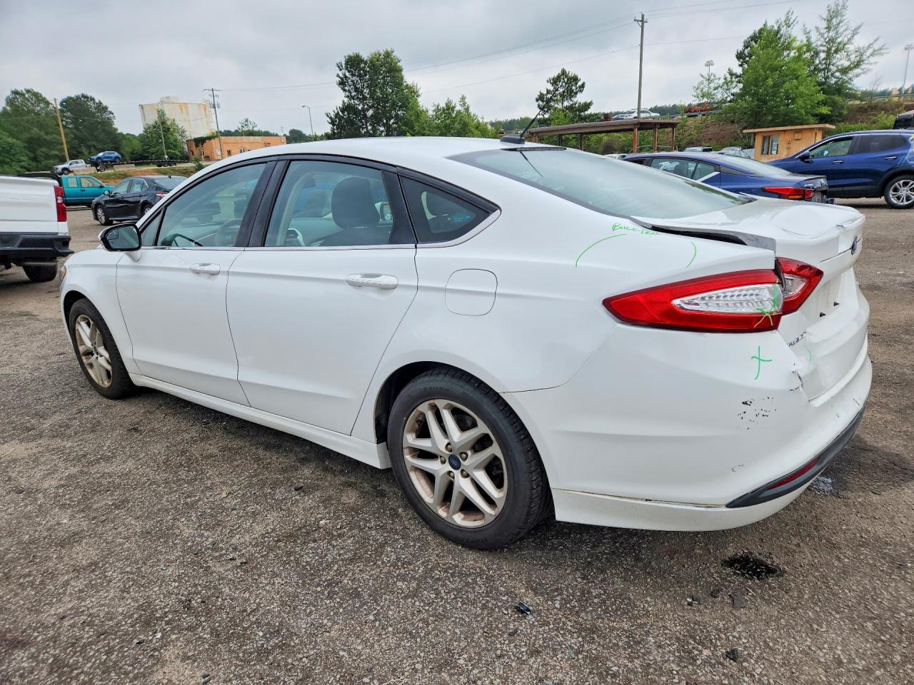 2015 Ford Fusion Se White vin: 1FA6P0H75F5122491