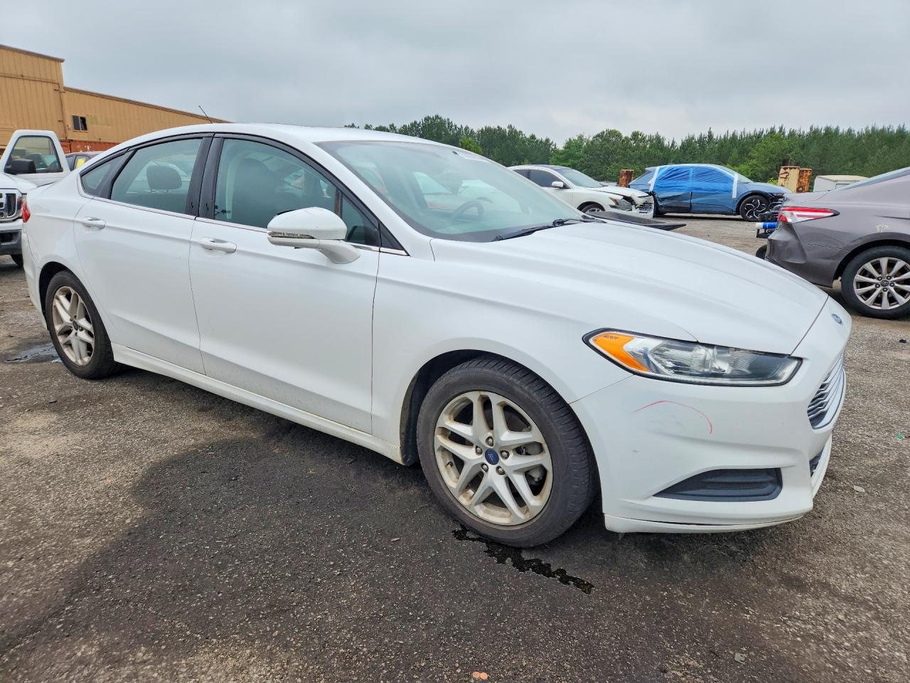 2015 Ford Fusion Se White vin: 1FA6P0H75F5122491