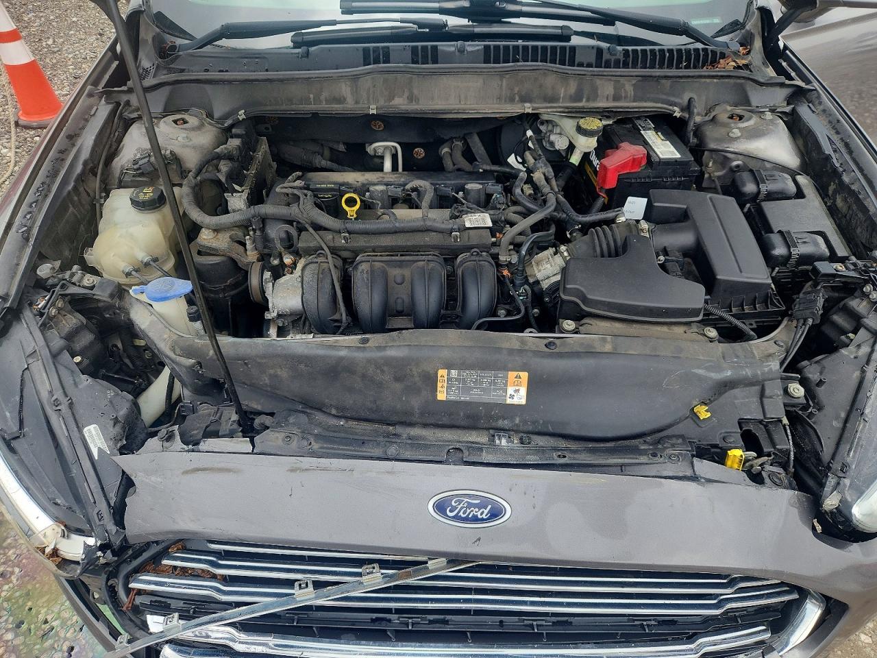 2014 Ford Fusion Se Gray vin: 1FA6P0H76E5359621