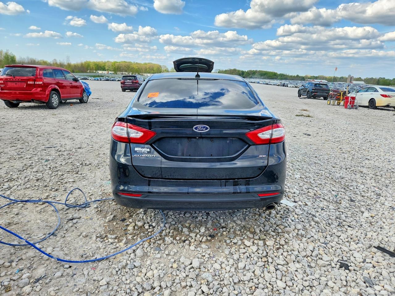 2014 Ford Fusion Se Black vin: 1FA6P0H76E5363796