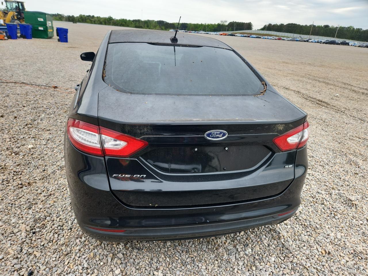 2014 Ford Fusion Se Black vin: 1FA6P0H76E5372823