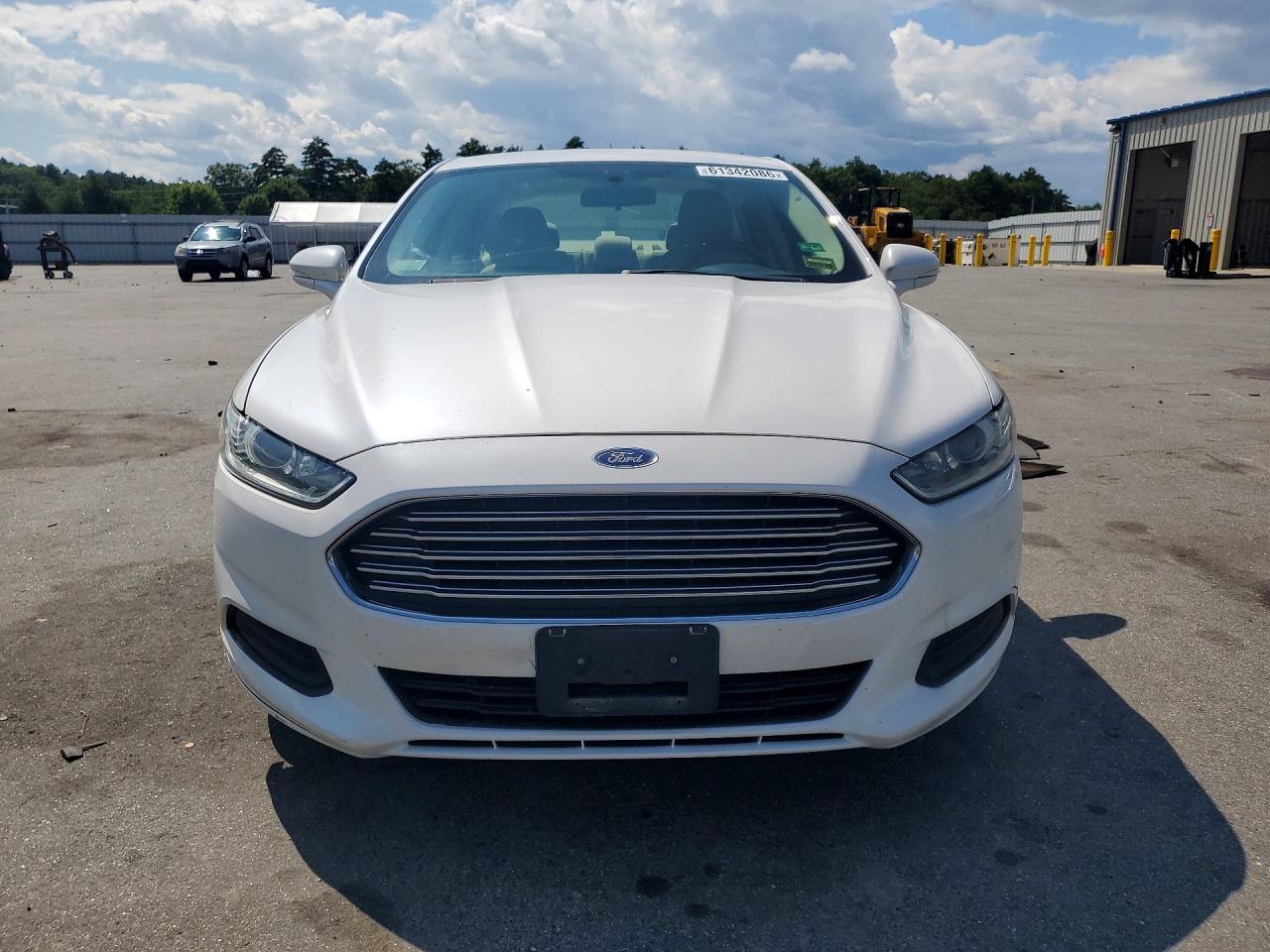 2014 Ford Fusion Se White vin: 1FA6P0H76E5373762