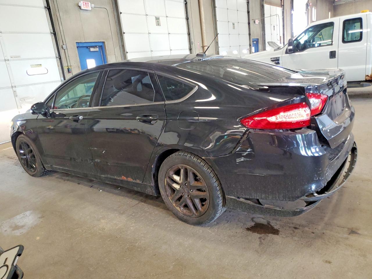 2014 Ford Fusion Se Black vin: 1FA6P0H76E5374801