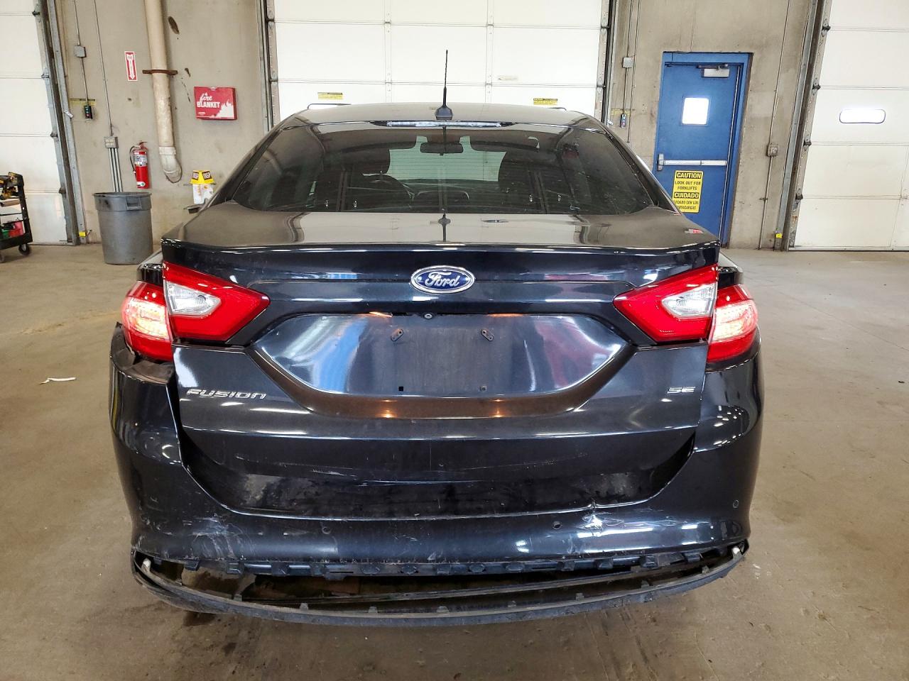 2014 Ford Fusion Se Black vin: 1FA6P0H76E5374801