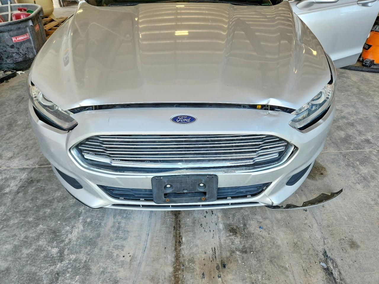 2014 Ford Fusion Se Silver vin: 1FA6P0H76E5397169