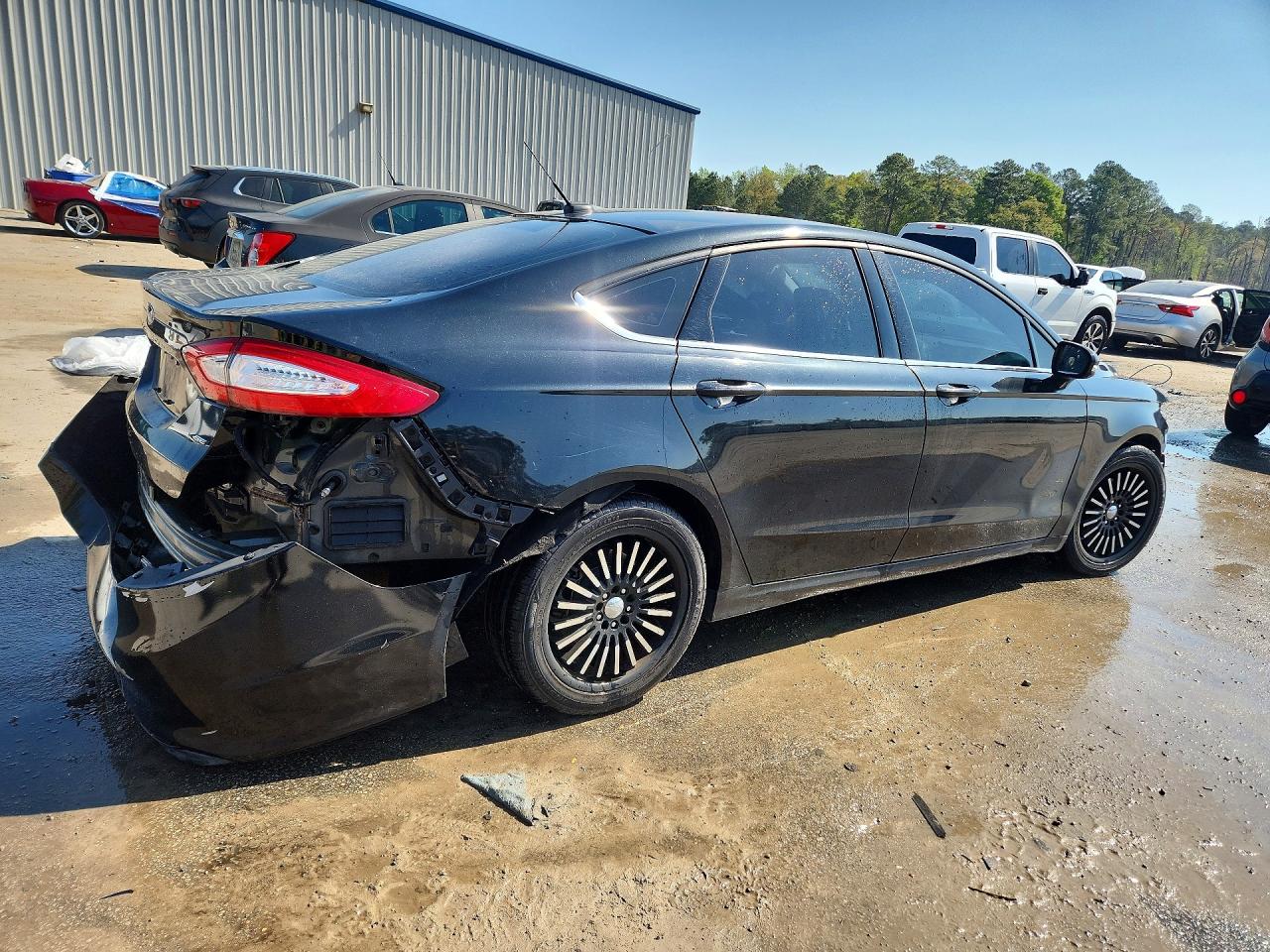 2014 Ford Fusion Se Black vin: 1FA6P0H76E5397348