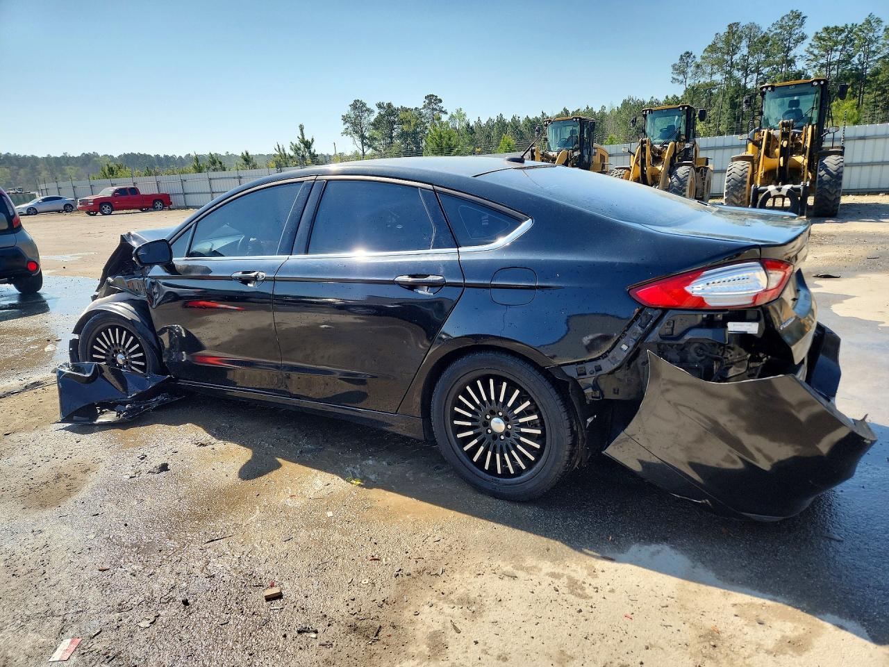 2014 Ford Fusion Se Black vin: 1FA6P0H76E5397348
