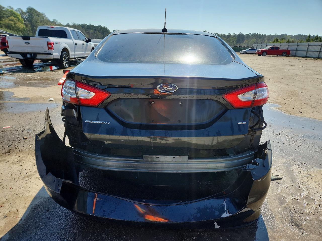 2014 Ford Fusion Se Black vin: 1FA6P0H76E5397348