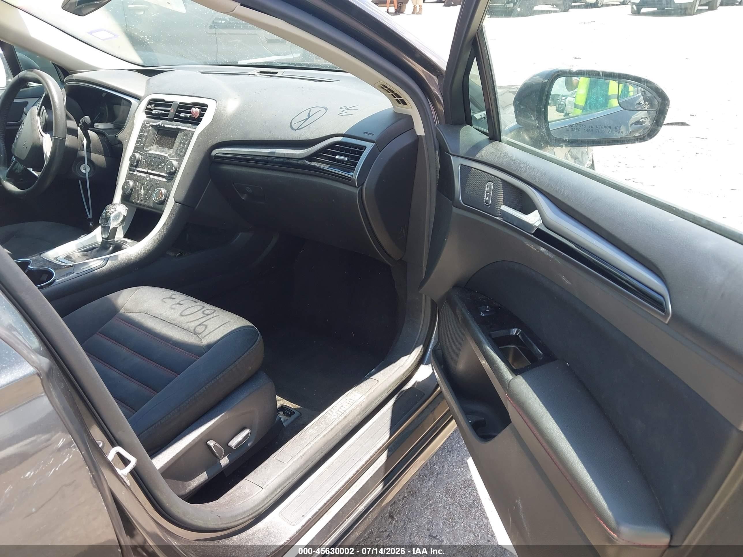 2015 Ford Fusion Se Gray vin: 1FA6P0H76F5106638