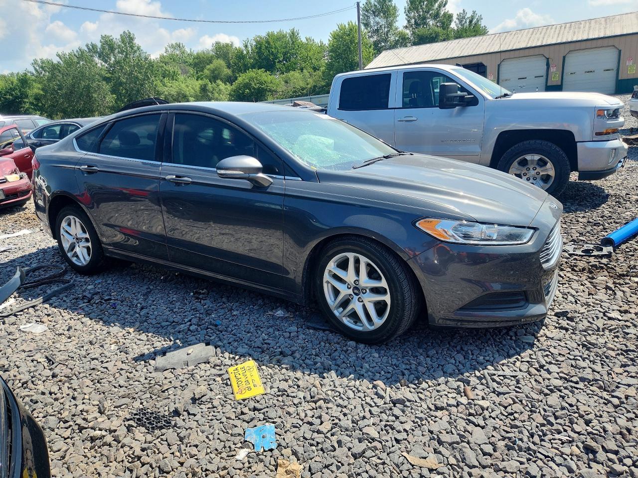 2015 Ford Fusion Se Gray vin: 1FA6P0H76F5108762