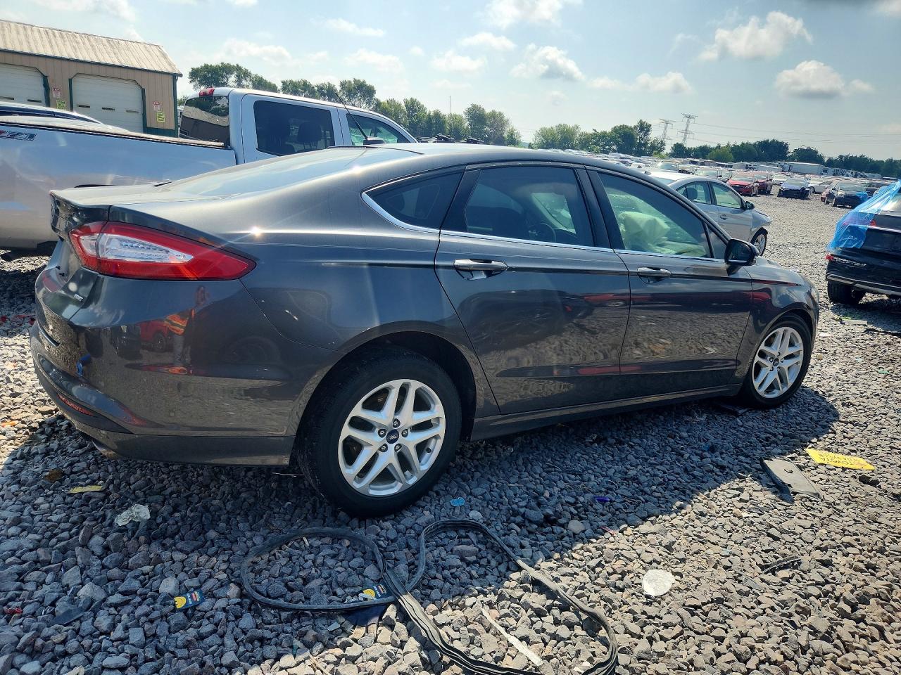 2015 Ford Fusion Se Gray vin: 1FA6P0H76F5108762
