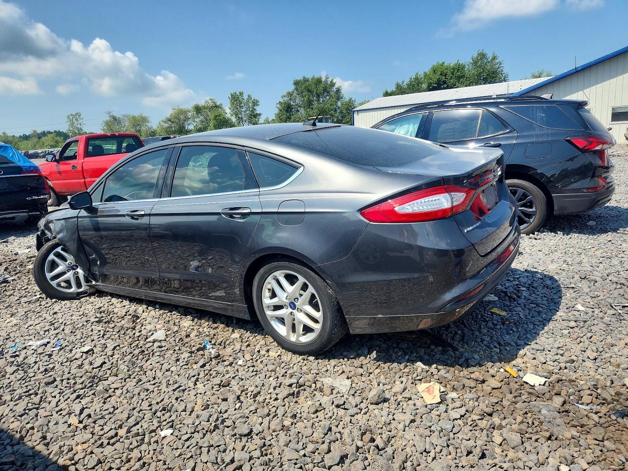 2015 Ford Fusion Se Gray vin: 1FA6P0H76F5108762