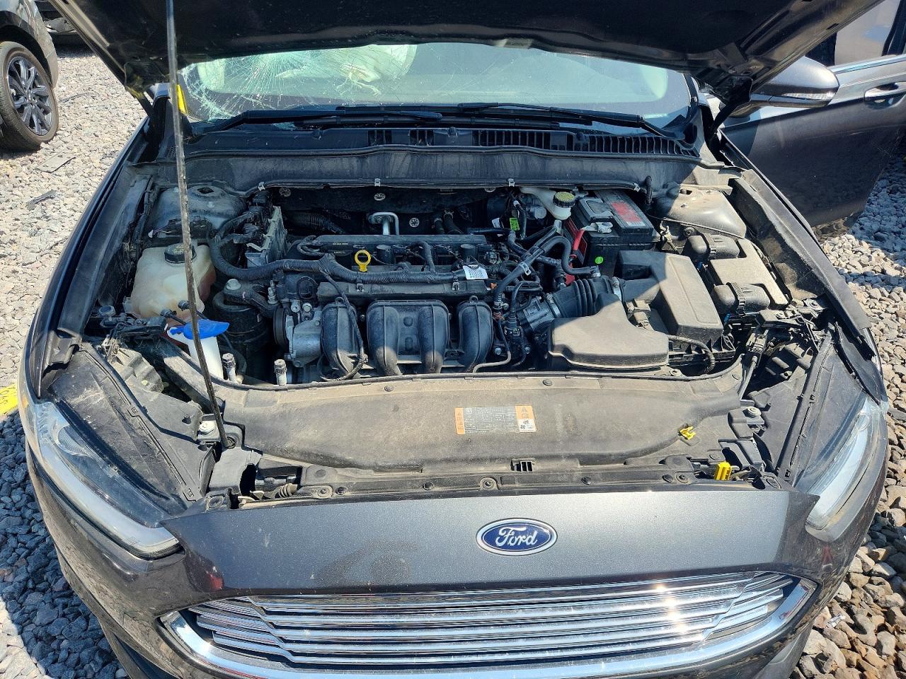 2015 Ford Fusion Se Gray vin: 1FA6P0H76F5108762