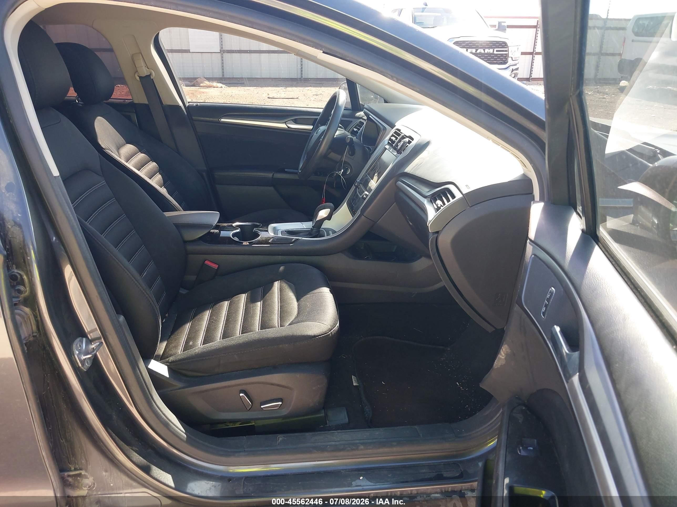 2015 Ford Fusion Se Gray vin: 1FA6P0H76F5108938